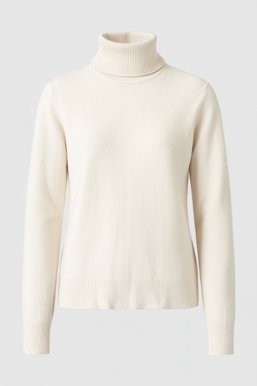 Abrikoos Fleece Gevoerde Thermische Coltrui