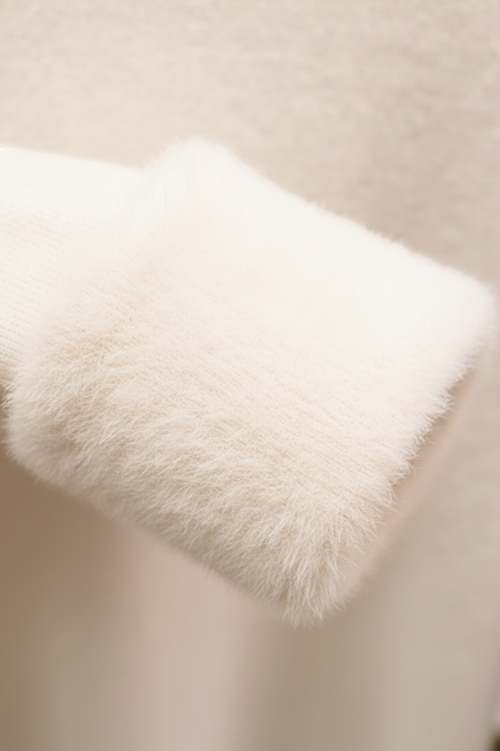 Abrikoos Fleece Gevoerde Thermische Coltrui