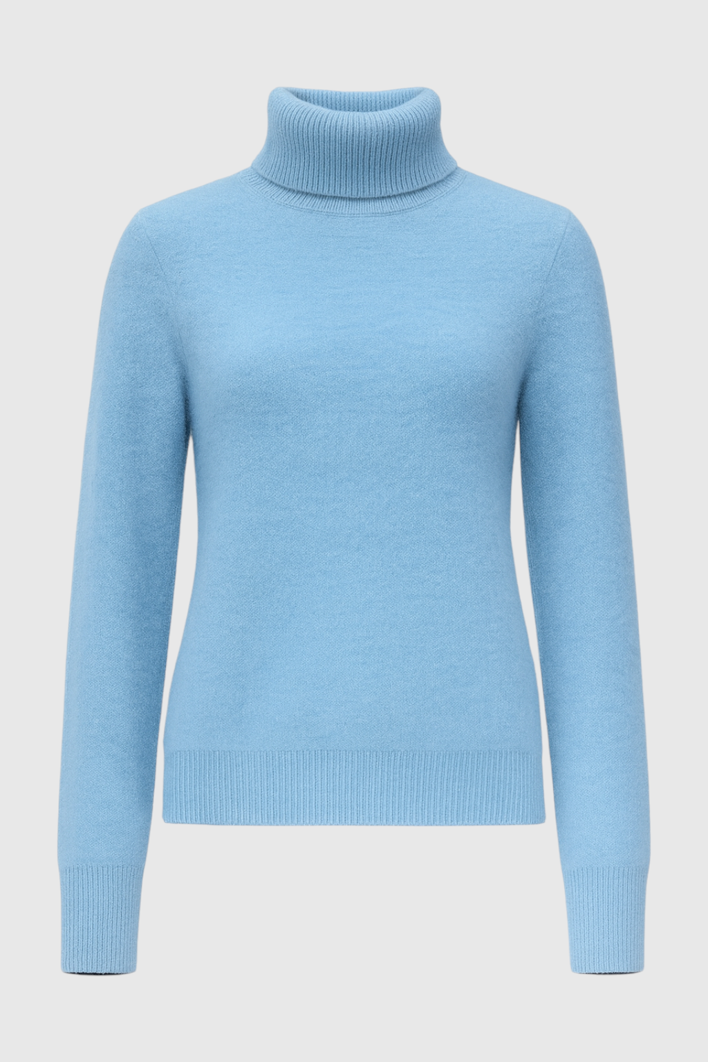 Blauw Fleece Gevoerde Thermische Coltrui
