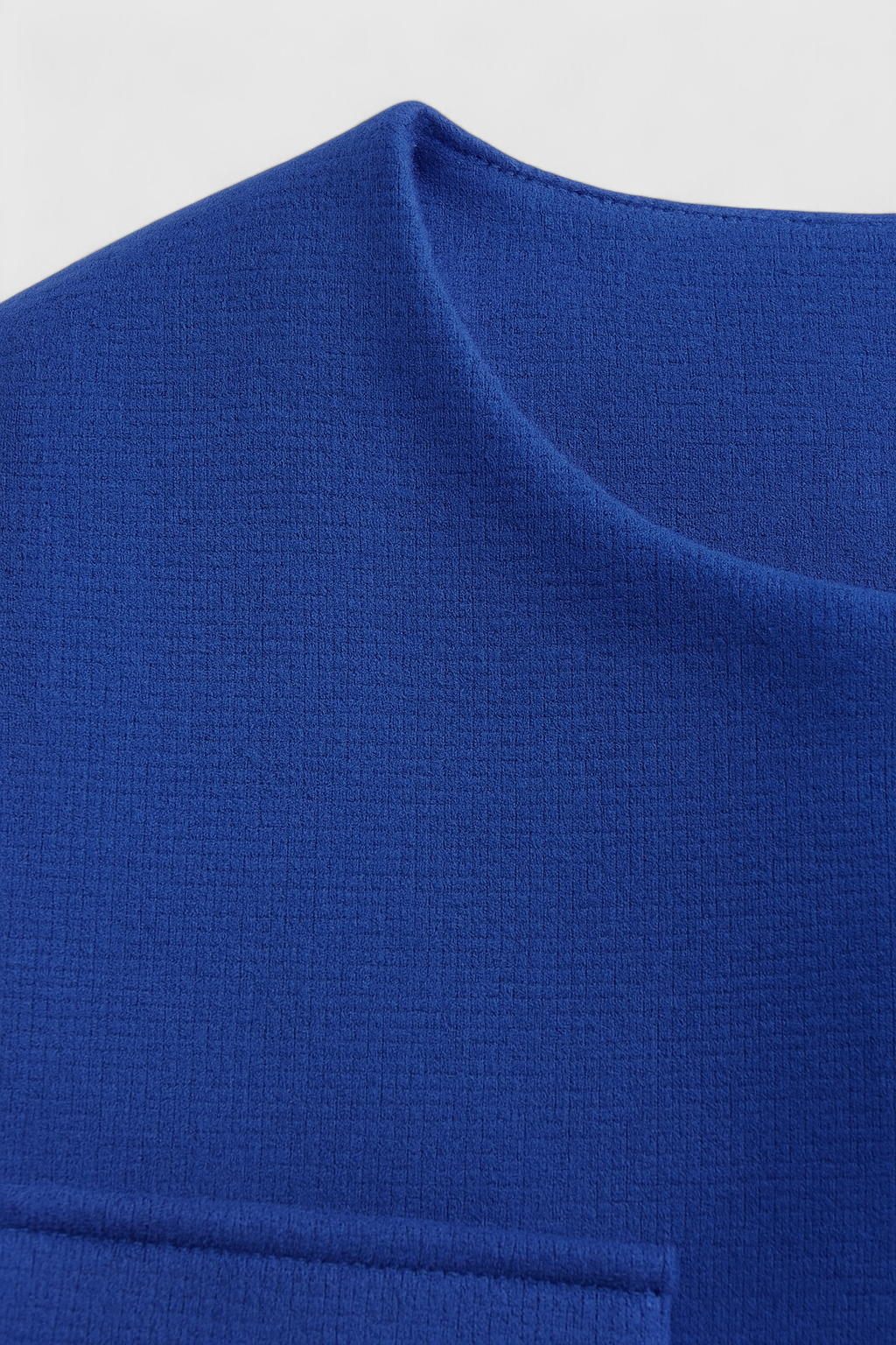 Blauw Wintershortjack voor Dames