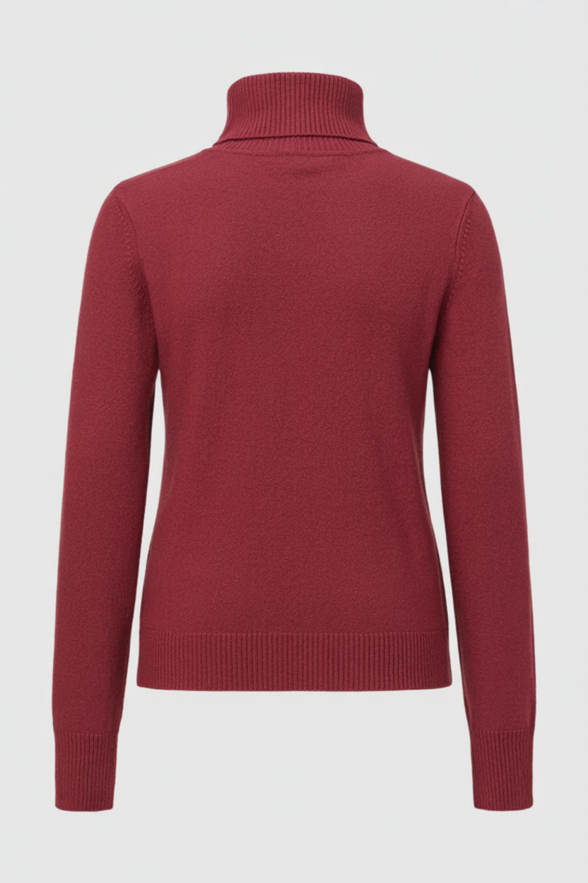 Bourgondië Fleece Gevoerde Thermische Coltrui