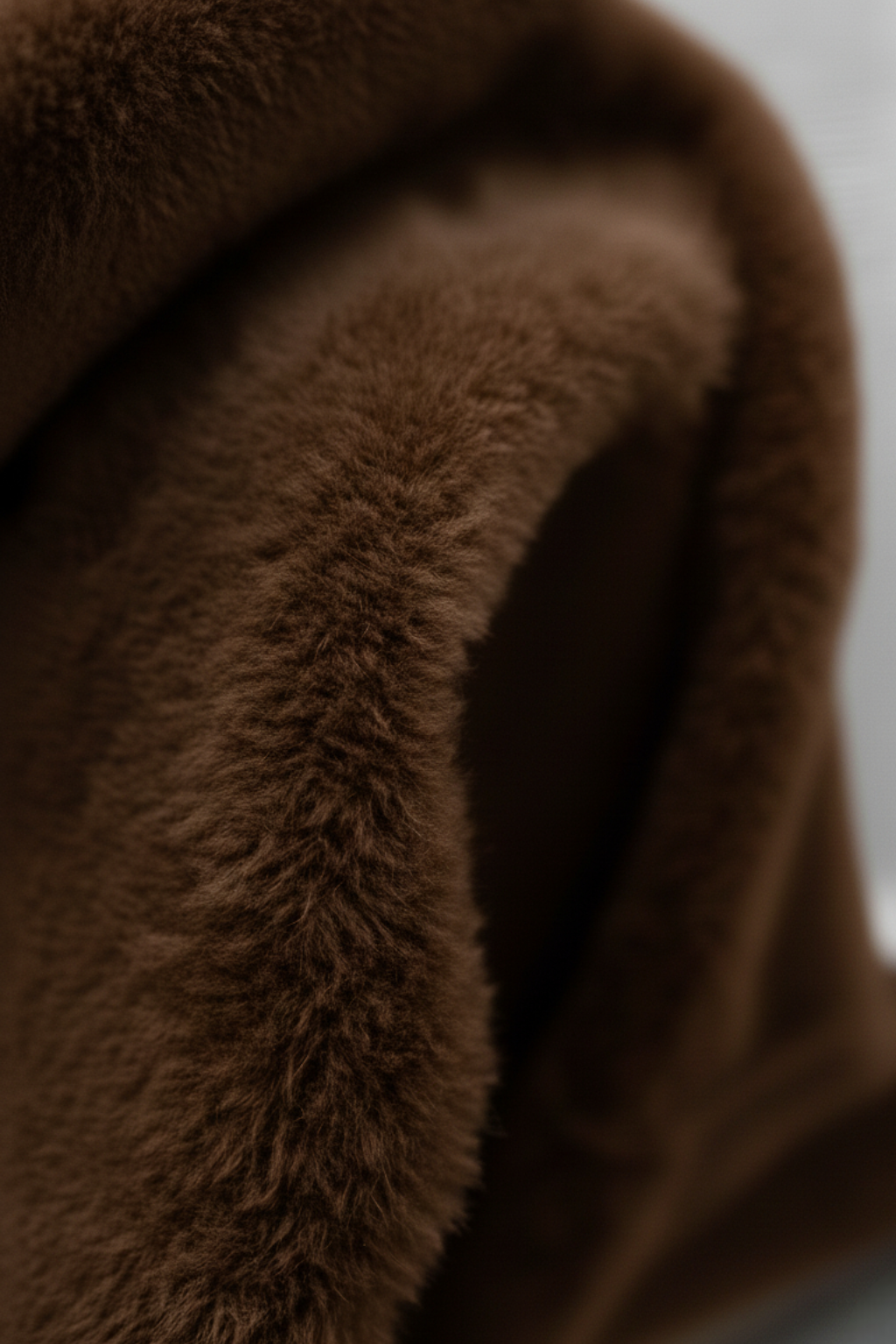 Bruin Fleece Gevoerde Thermische Coltrui