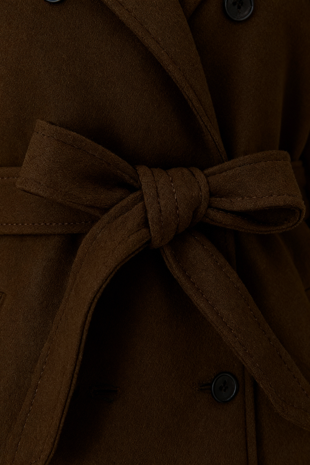 Bruine Lange Trenchcoat