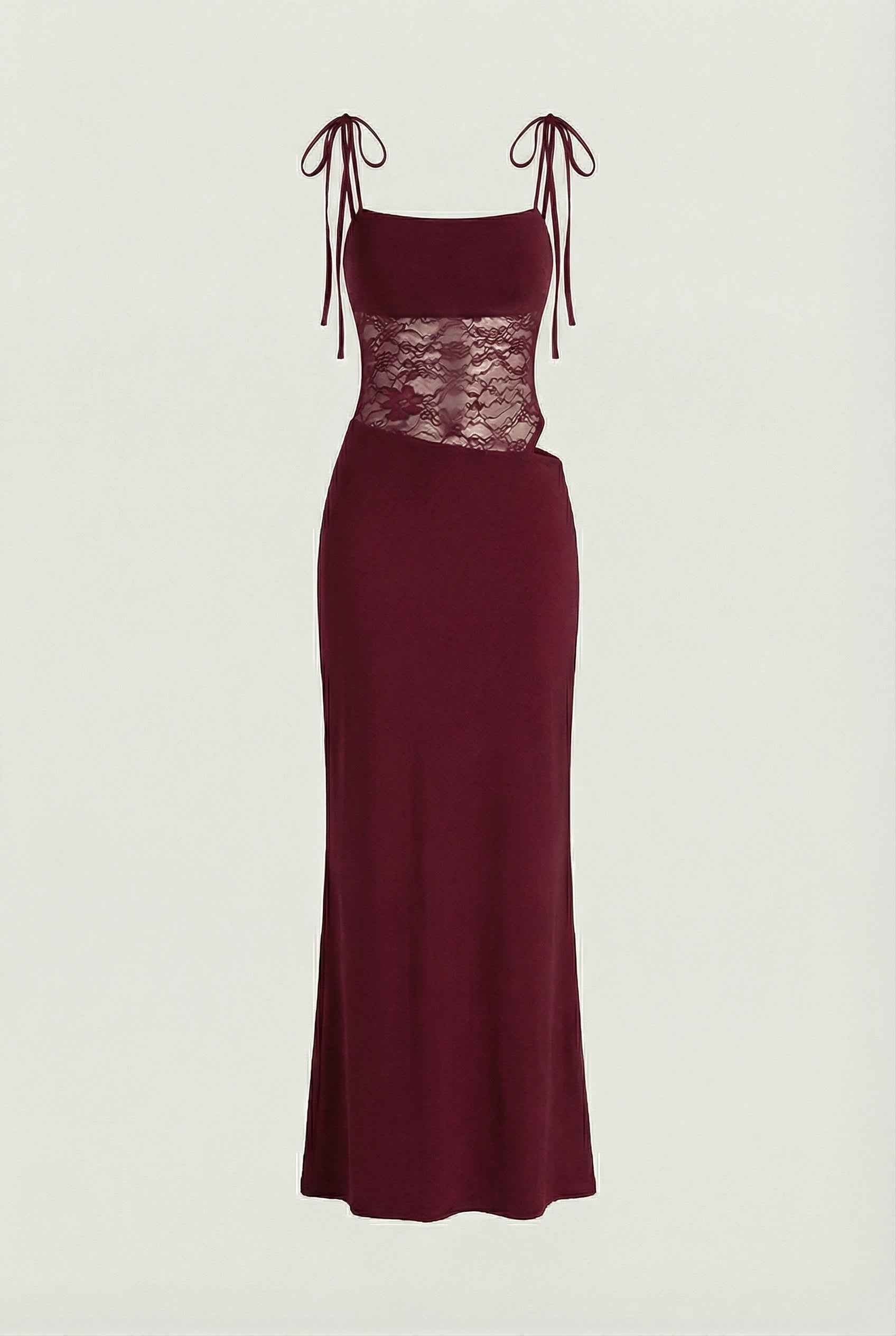 Chocolate Brown Bodycon Maxi Dress