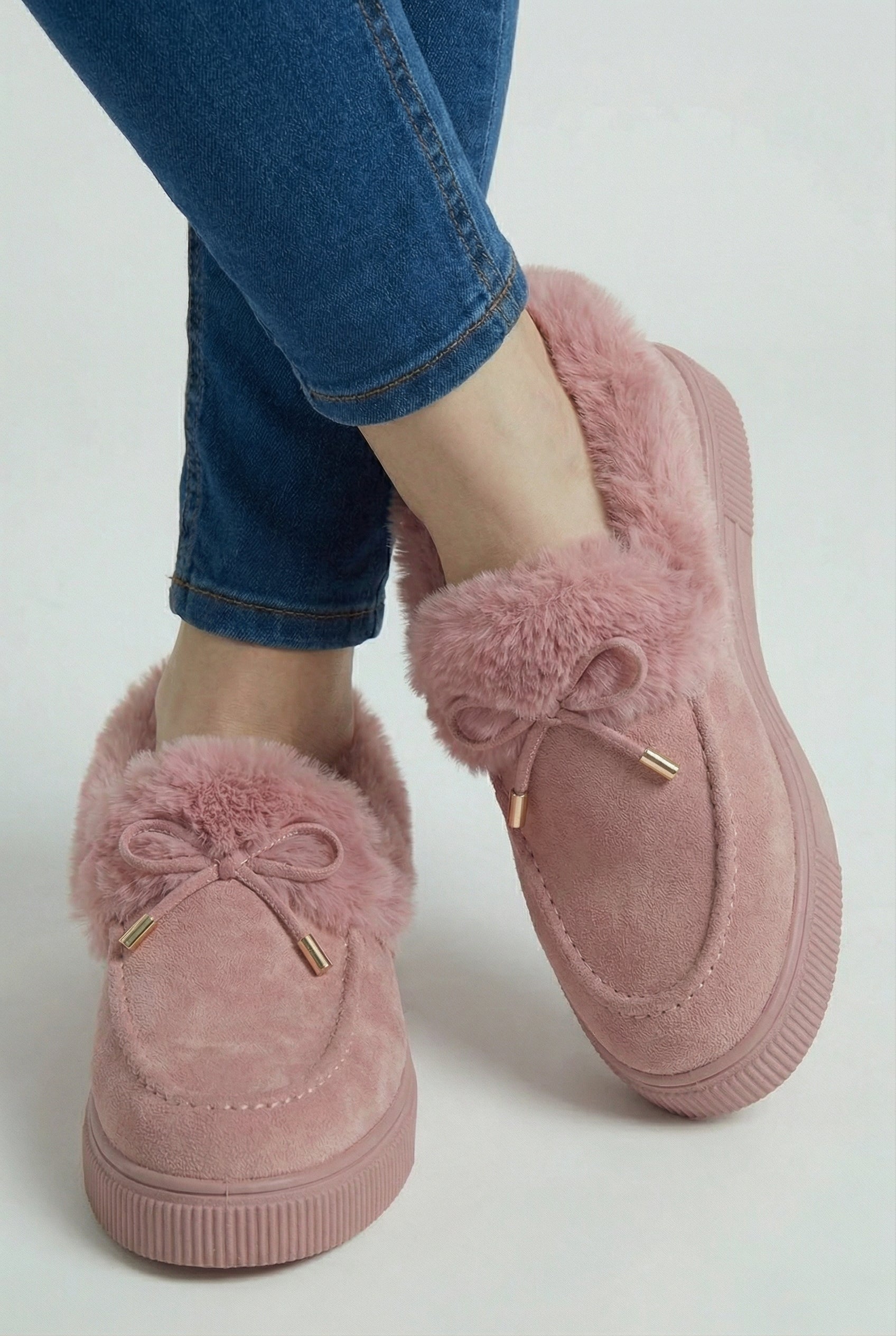 Cozy Pink Winter Snow Boots for Women - View 2 | Vanda Liamo
