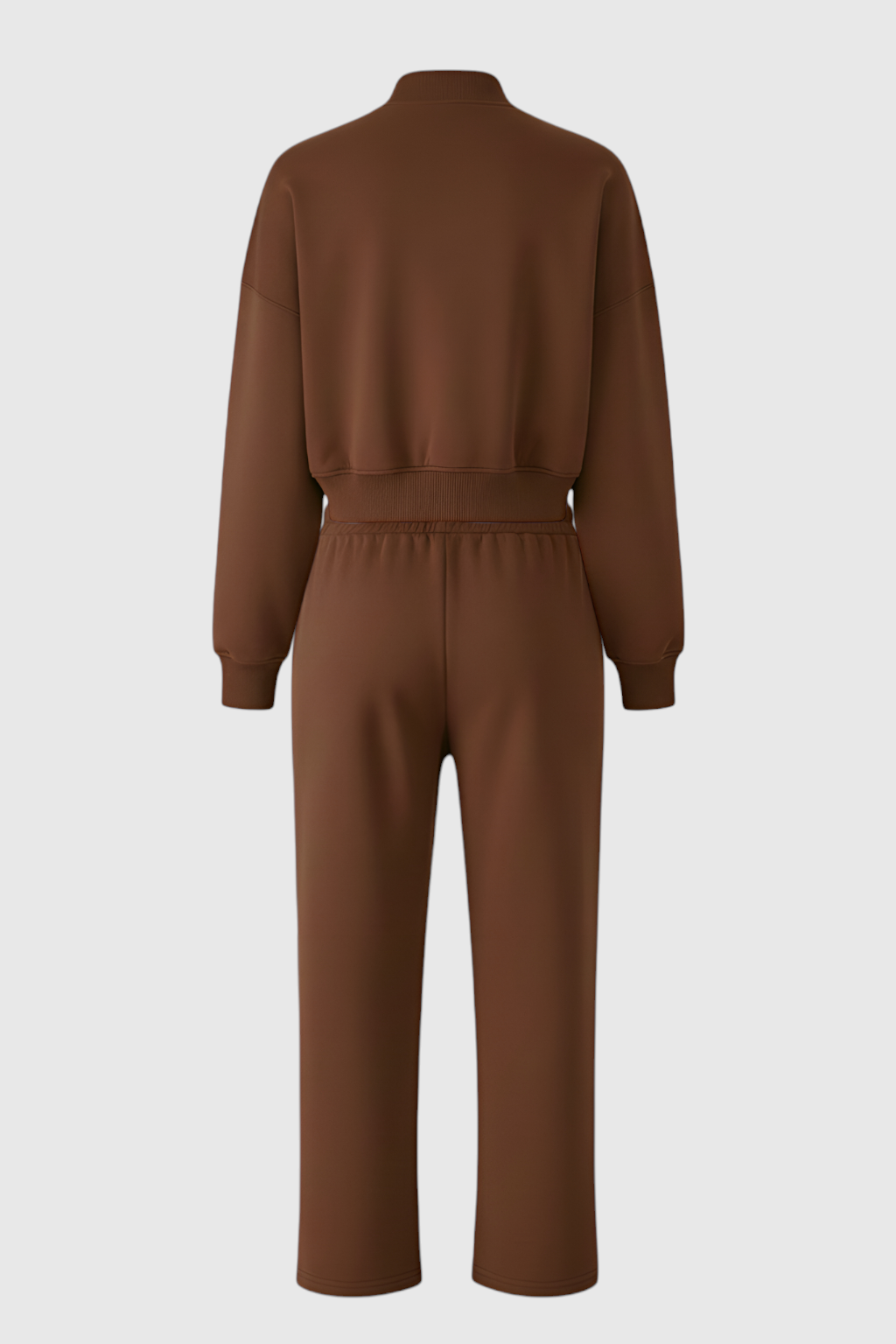 Dames Casual Bruin Sweatshirt Broek Set