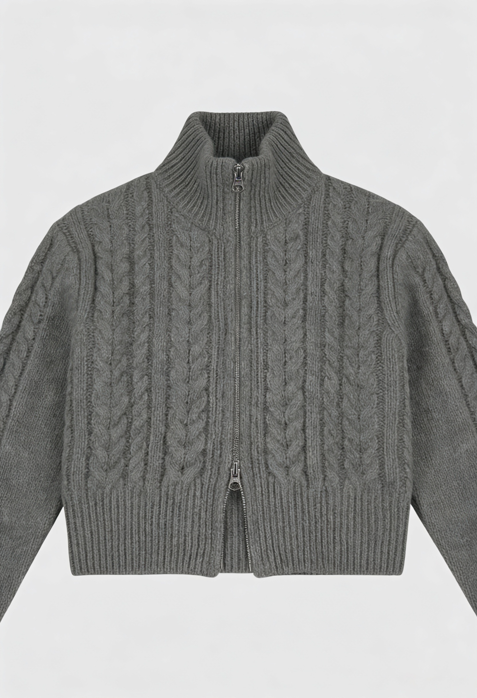 Dames Casual Donkergrijs Gebreide Vestje