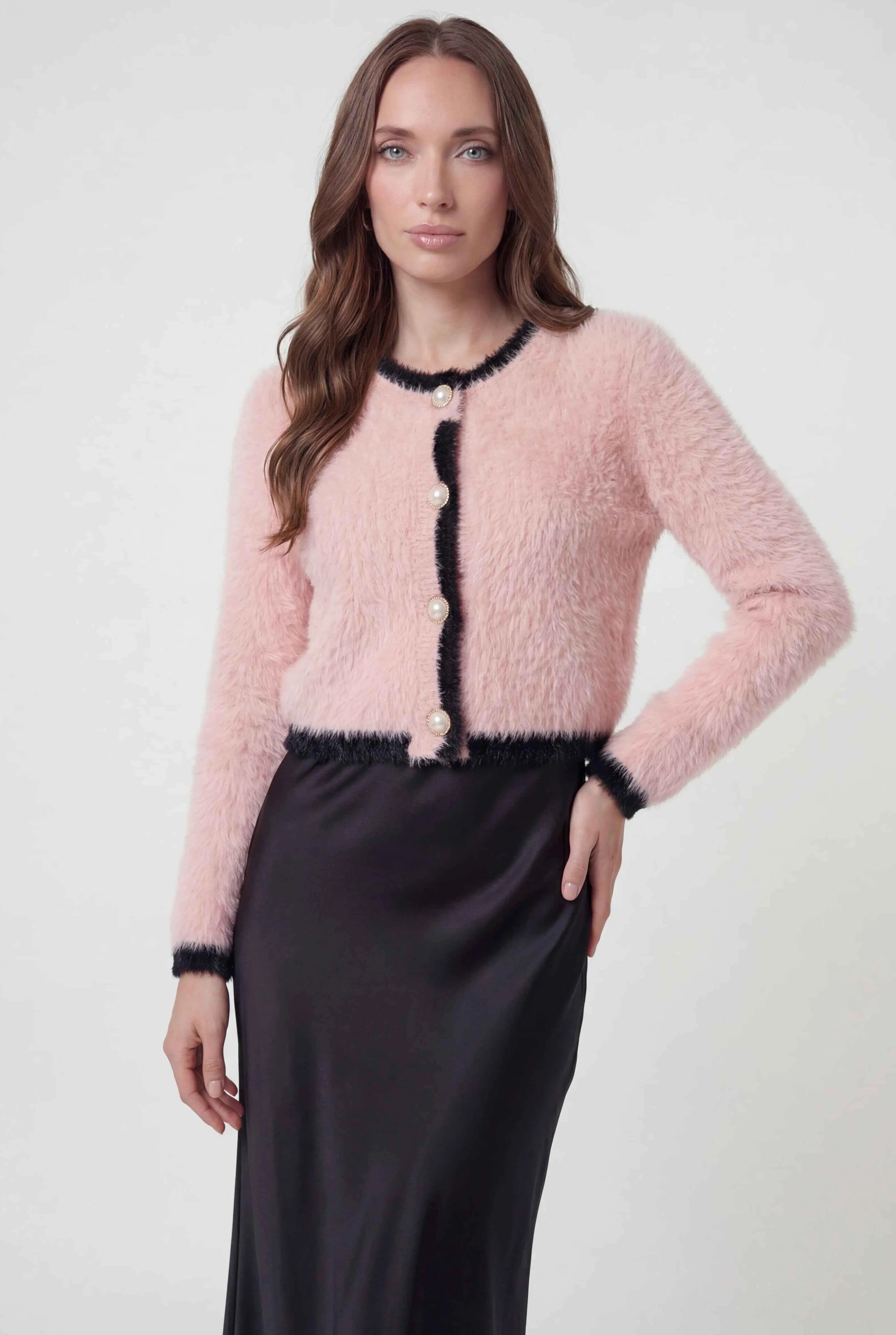 Dames Cropped Wit Gebreid Vestje