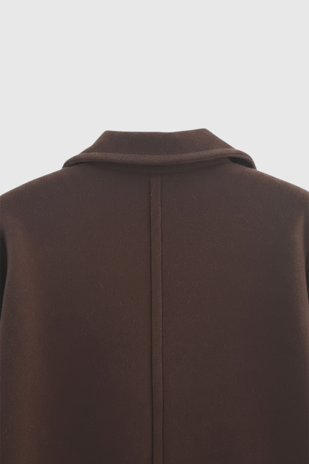 Dames Elegante Lange Bruin Winterjas