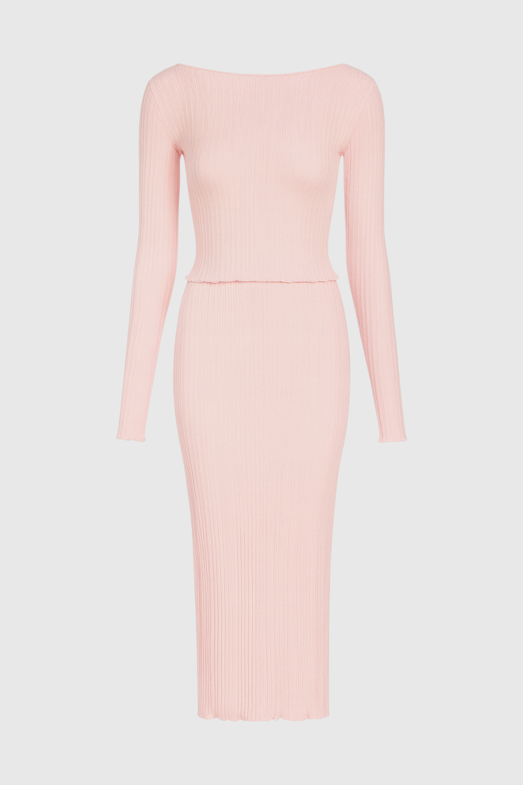 Dames Elegante Roze Gebreide Rokpak