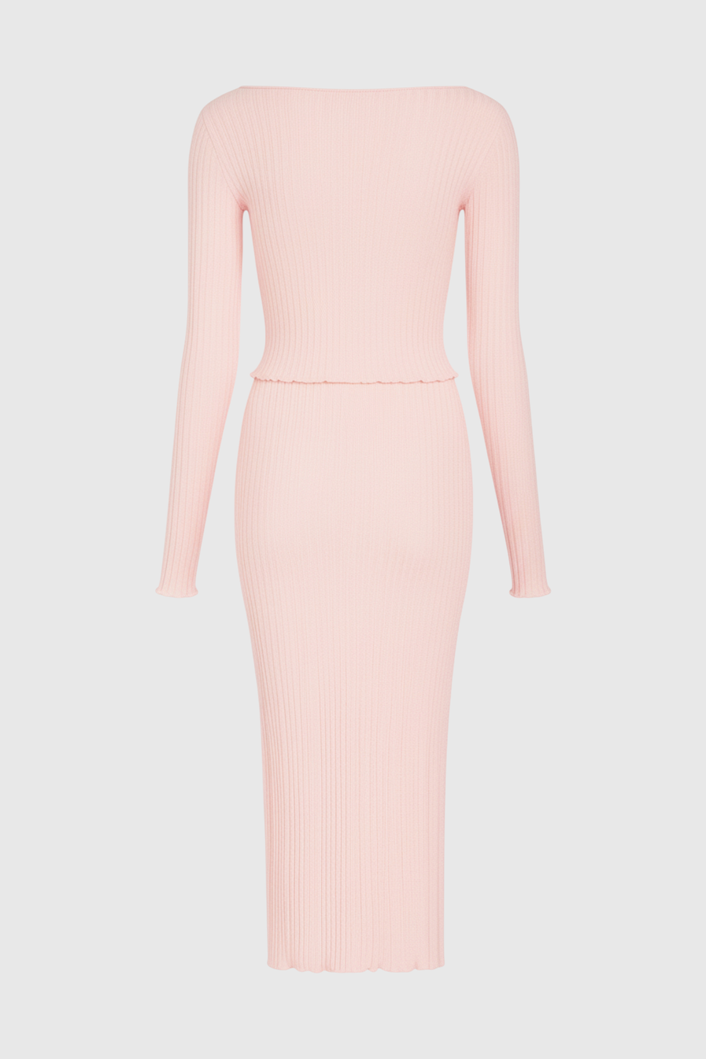 Dames Elegante Roze Gebreide Rokpak