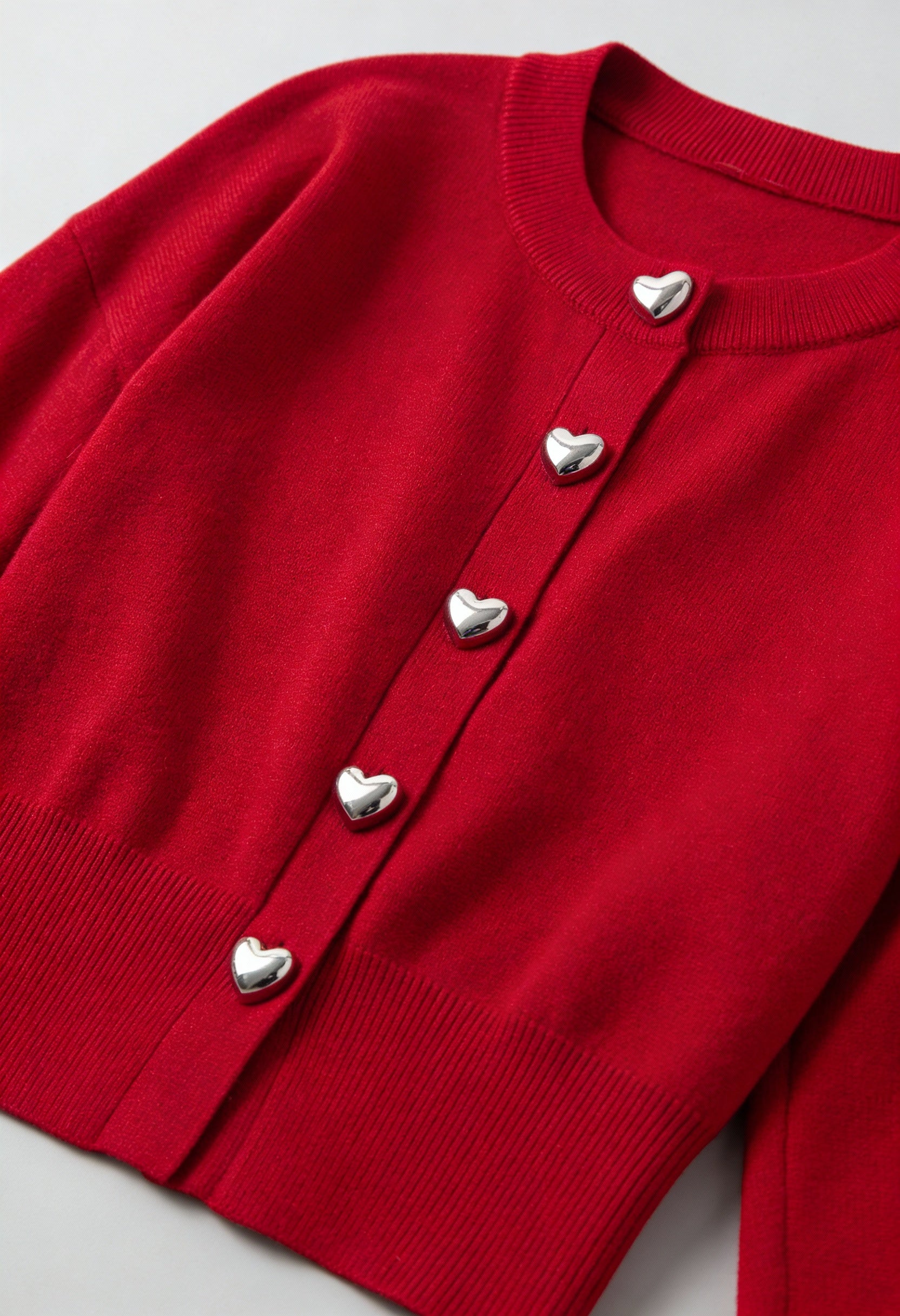 Cardigan : Women's Knit Cropped Cardigan in van Vanda Liamo
