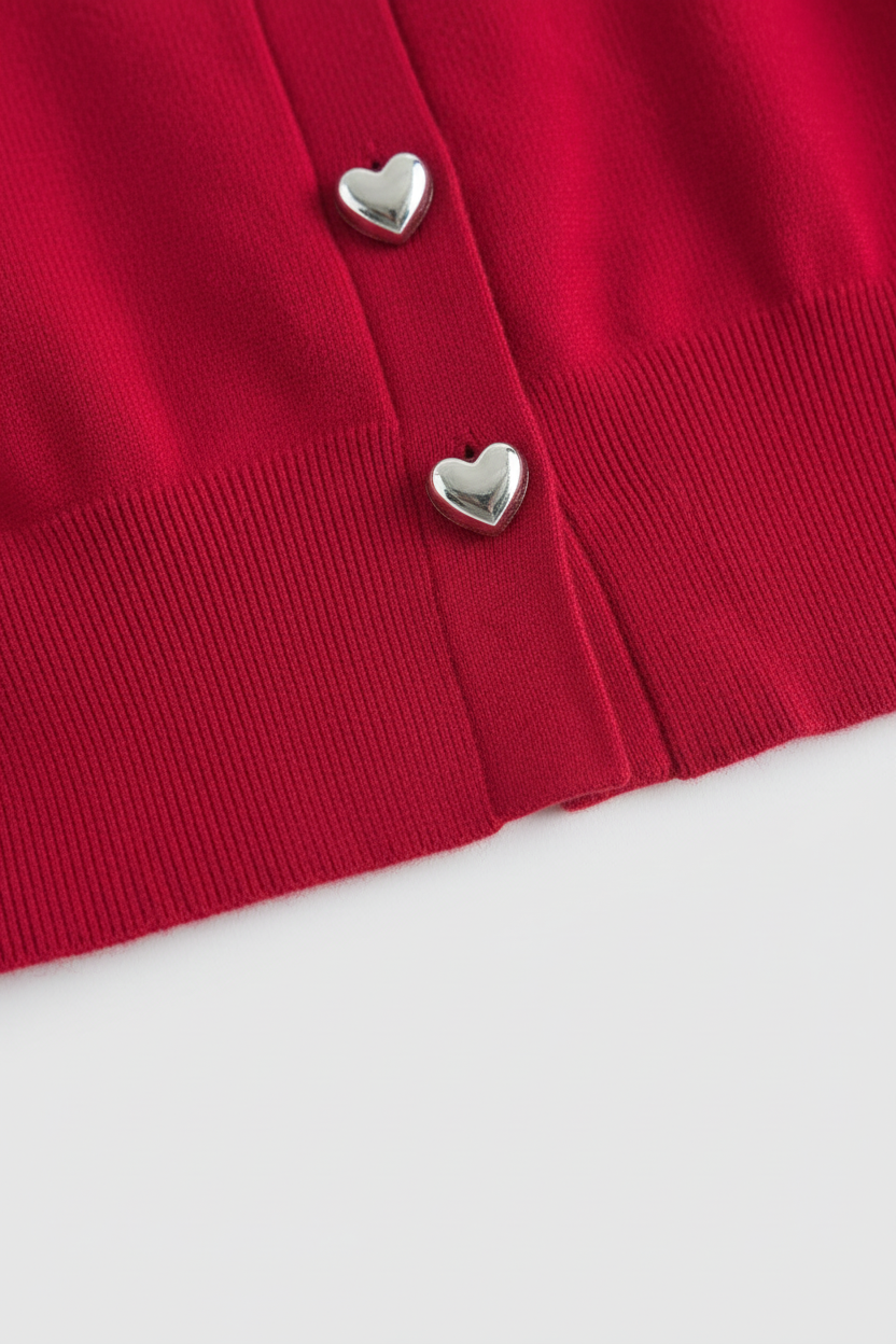 Cardigan : Women's Knit Cropped Cardigan in van Vanda Liamo