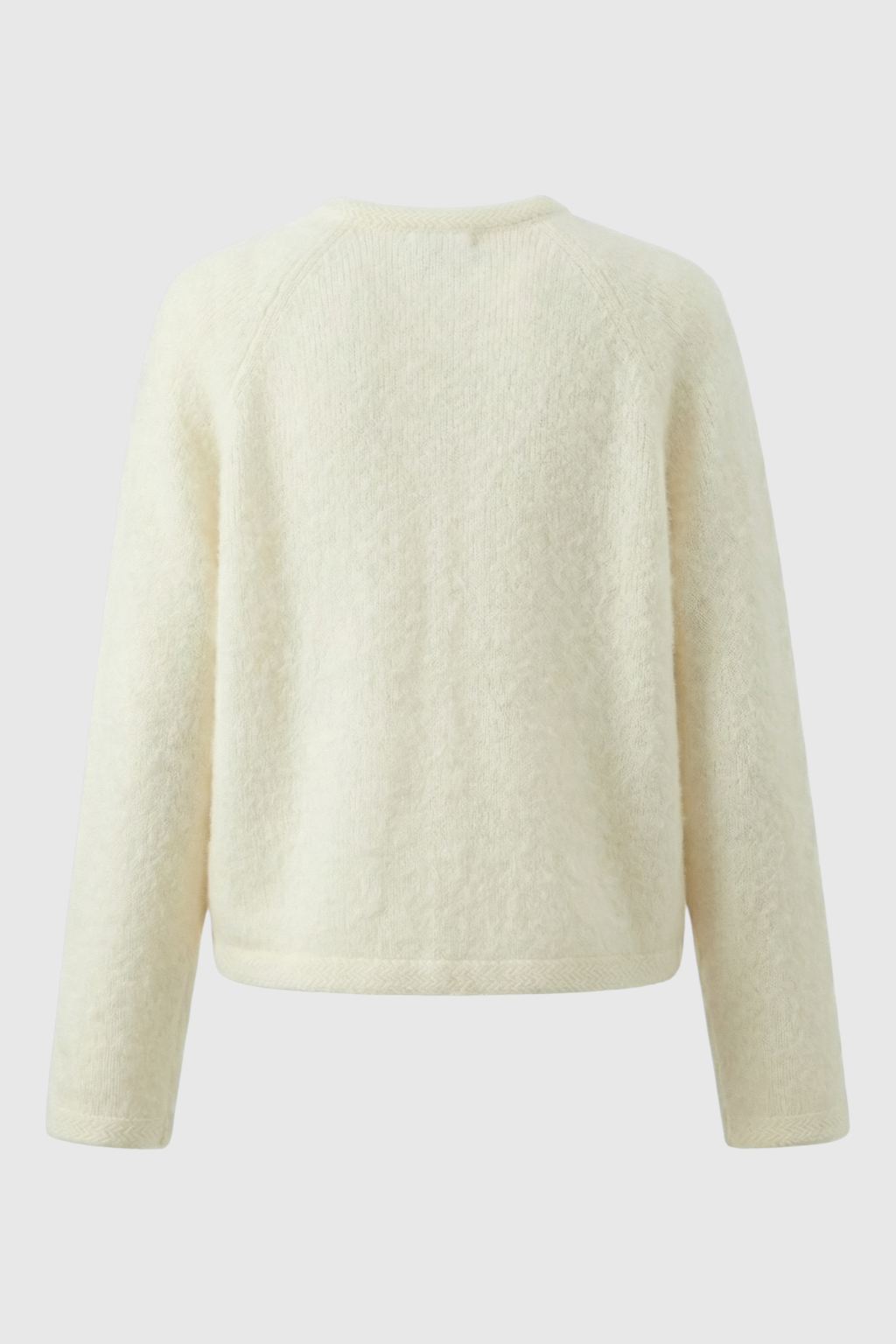 Women's Knit White Cardigan