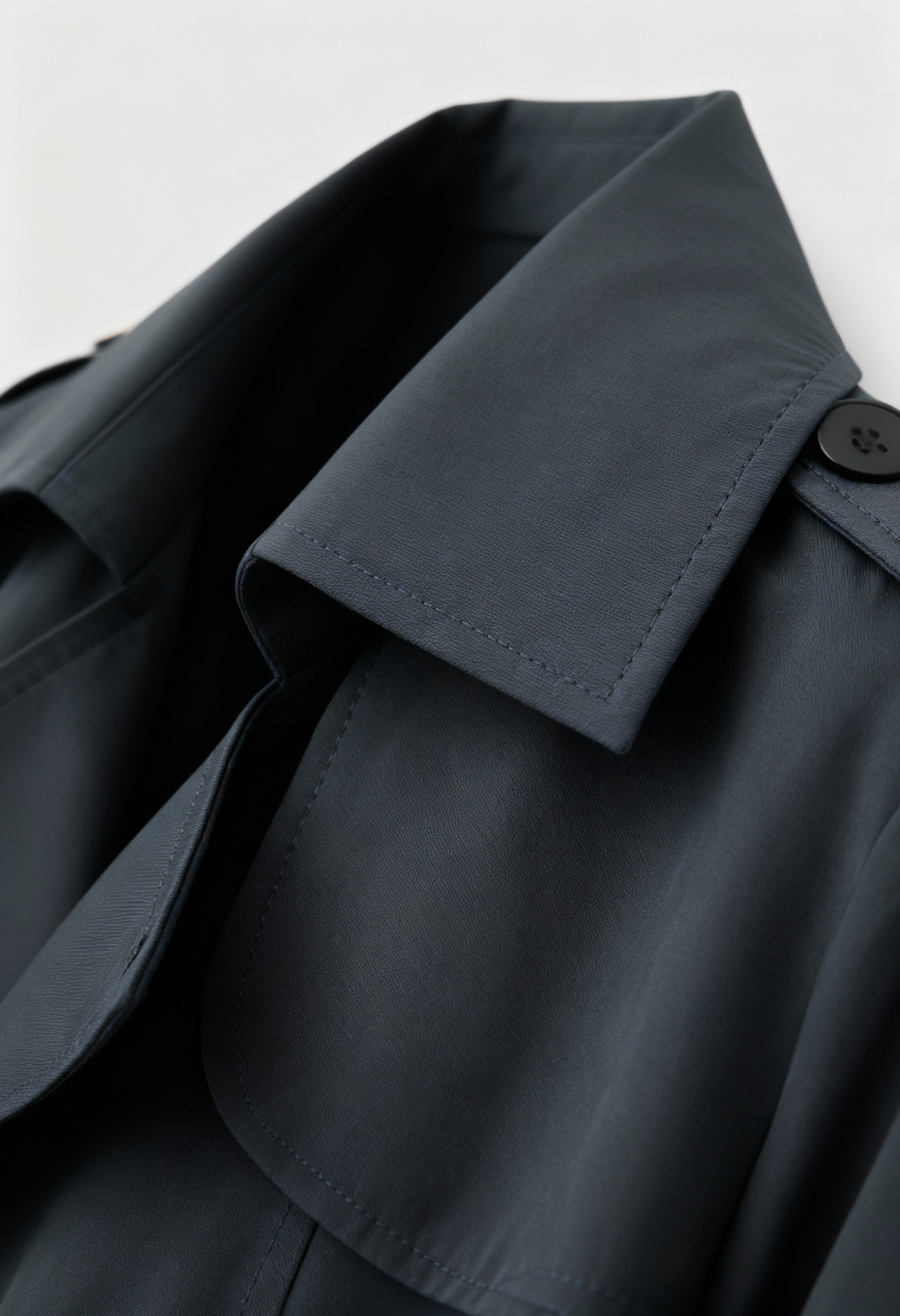 Dames Grijs Halflange Trenchcoat