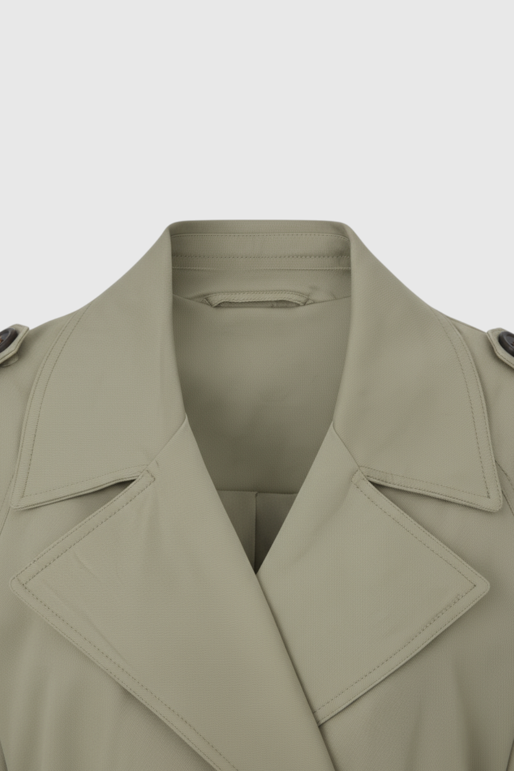 Dames Groen Lange Mouwen Jas