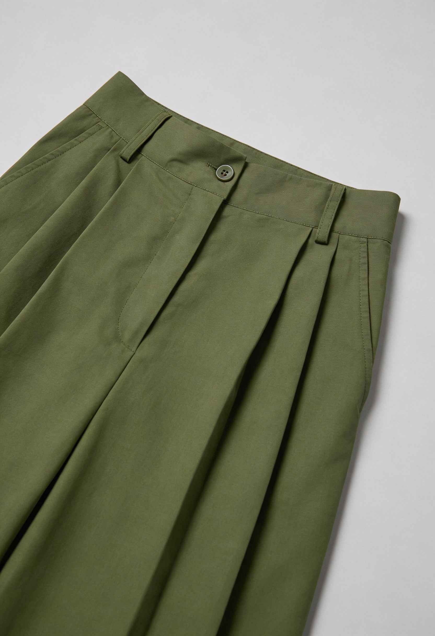 Dames Groen Palazzo Broek