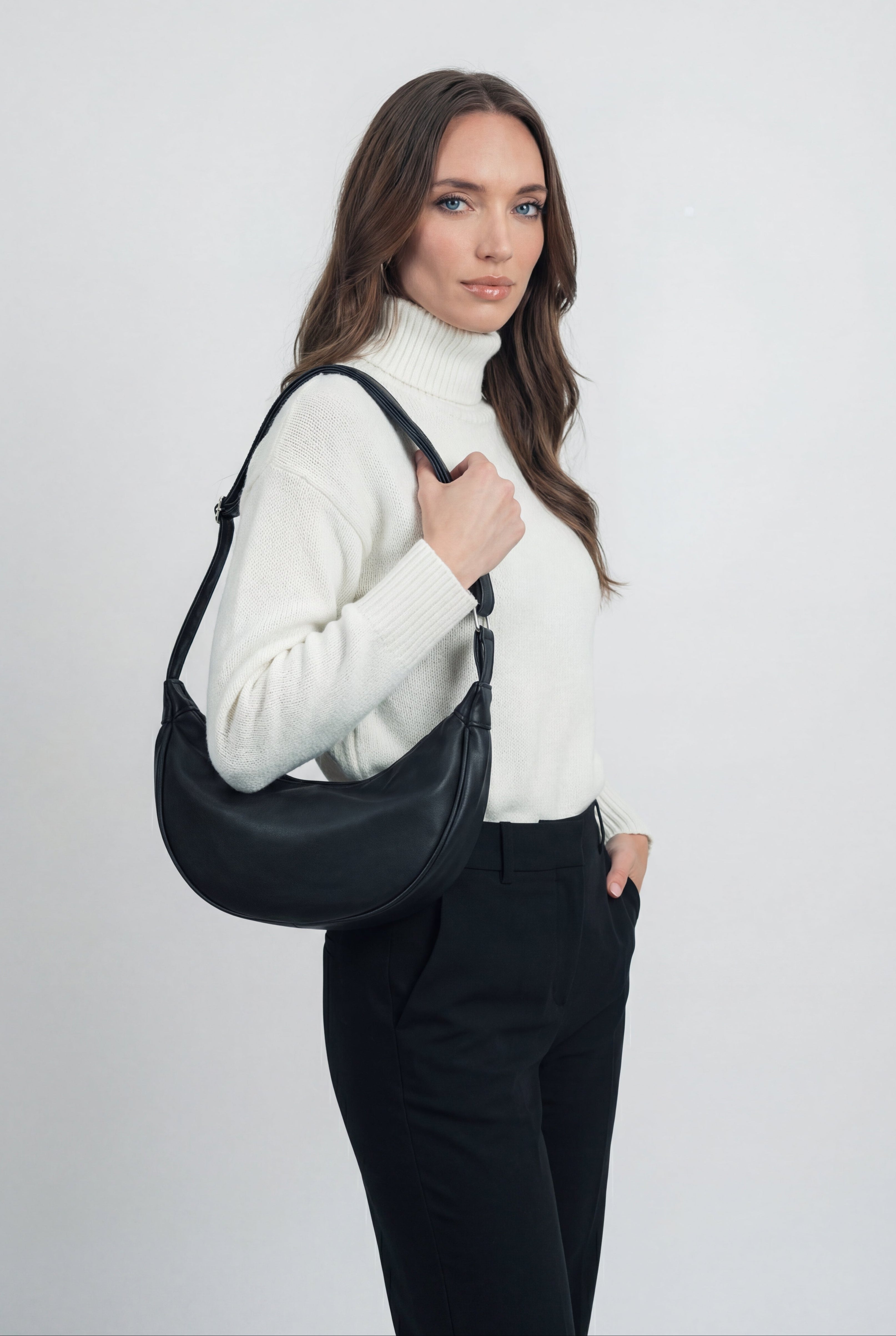 Dames Hobo Tas met Verstelbare Riem