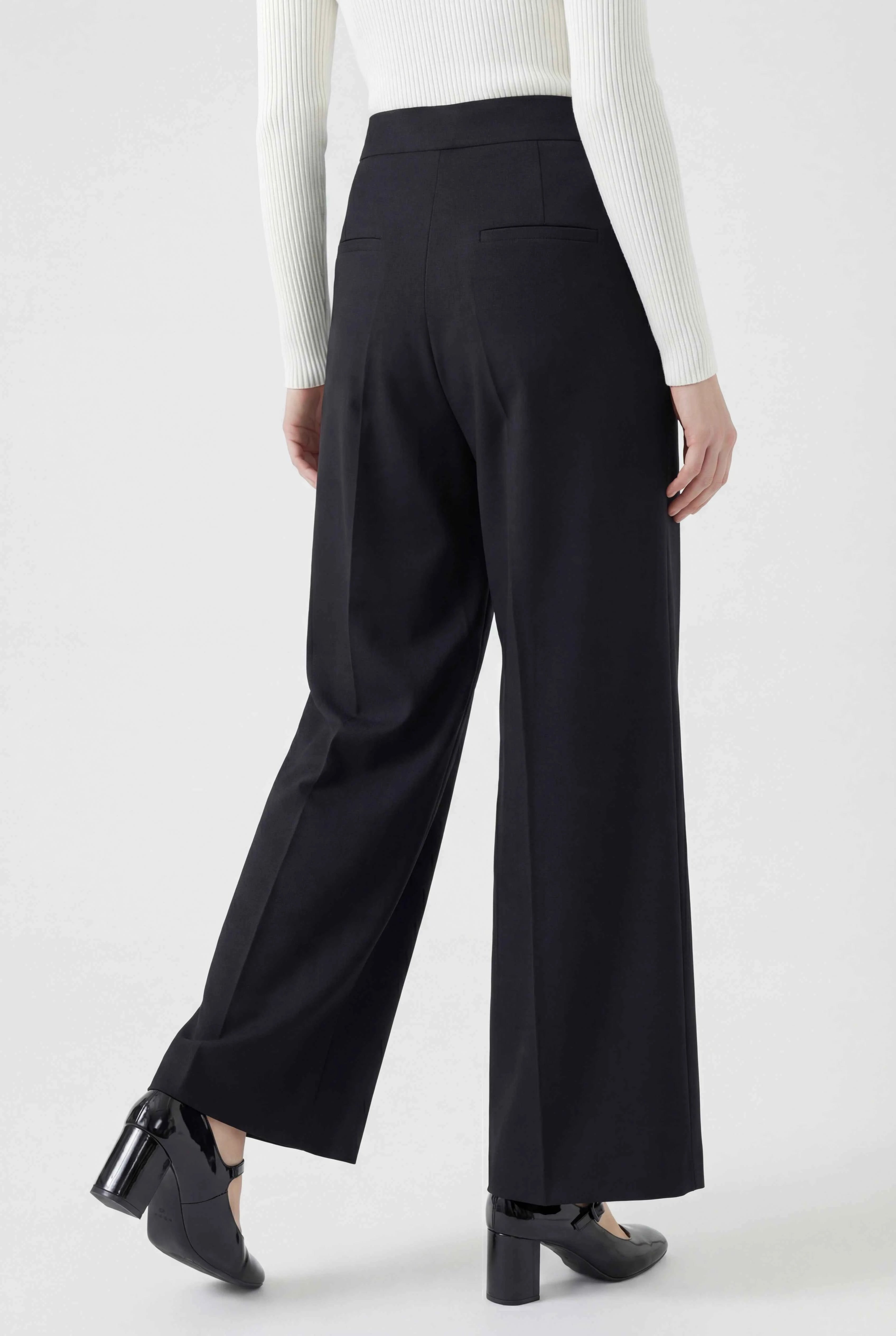Dames Hoge Taille Grijs Pantalon