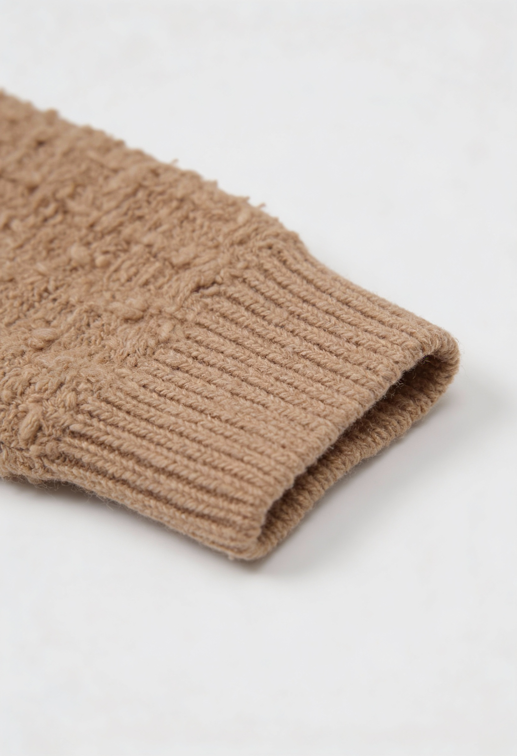 Dames Khaki Gebreid Vestje