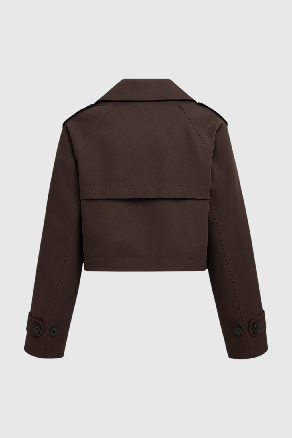 Dames Korte Windbreaker Jas - Bruin