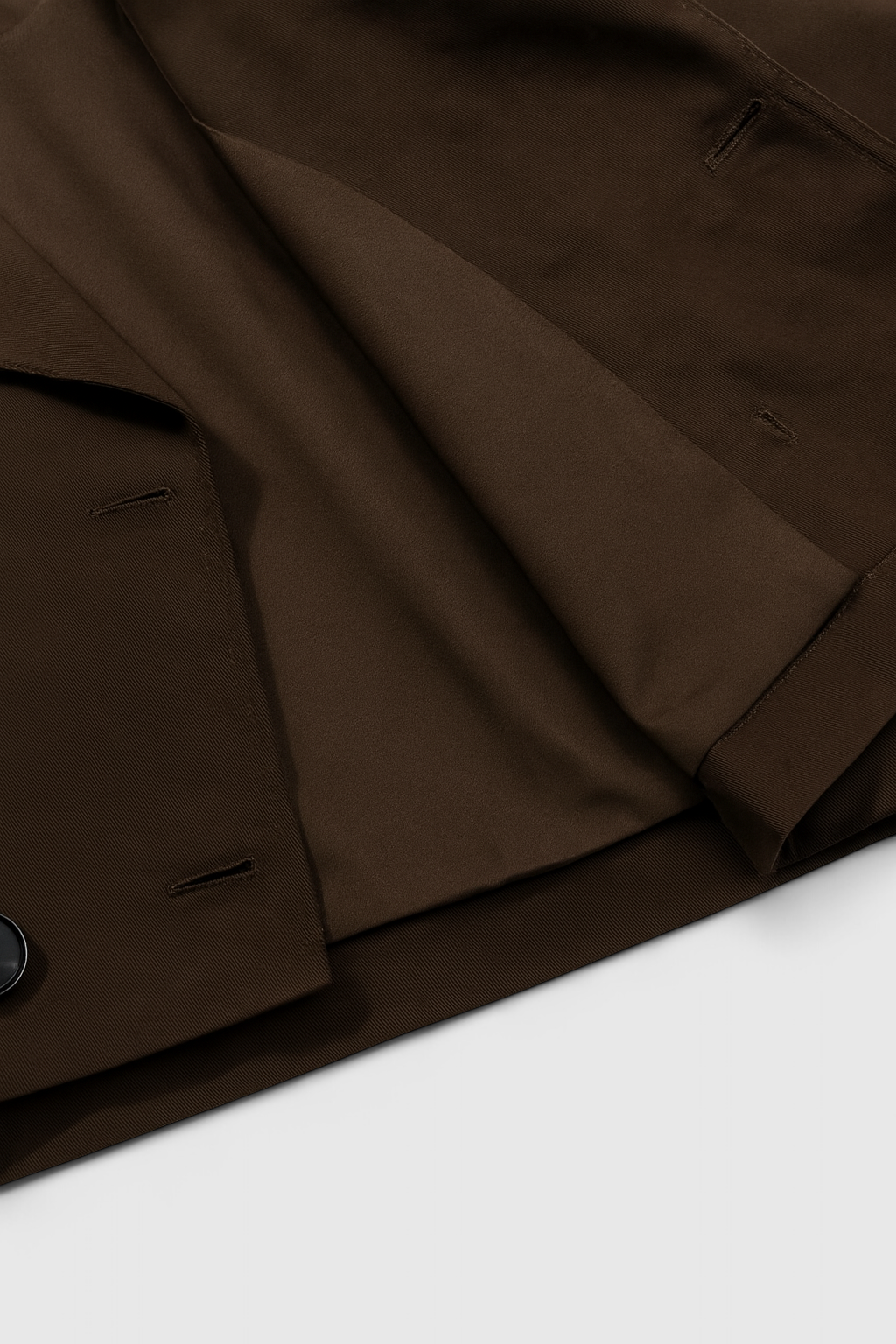 Dames Korte Windbreaker Jas - Bruin