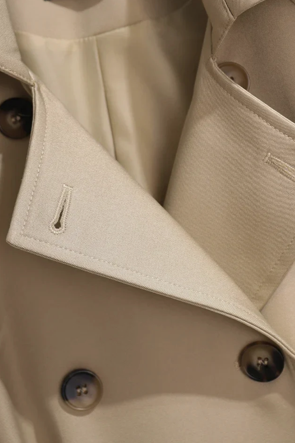 Dames Lange Khaki Trenchcoat