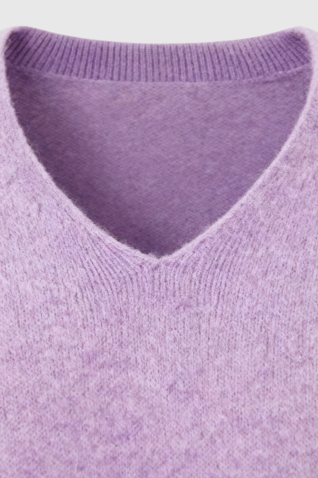 Dames Paars V-hals Trui