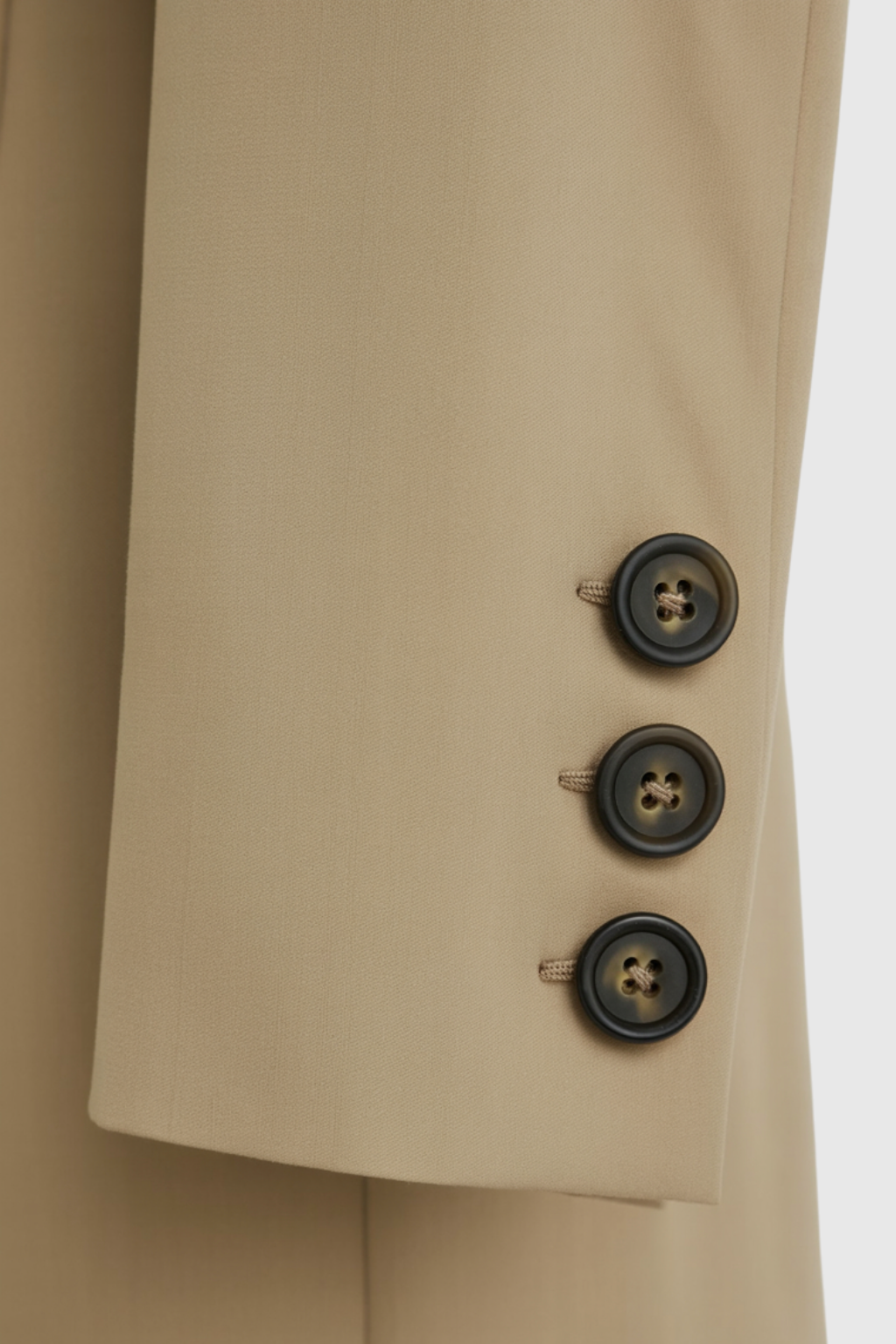 Dames Slanke Beige Blazer