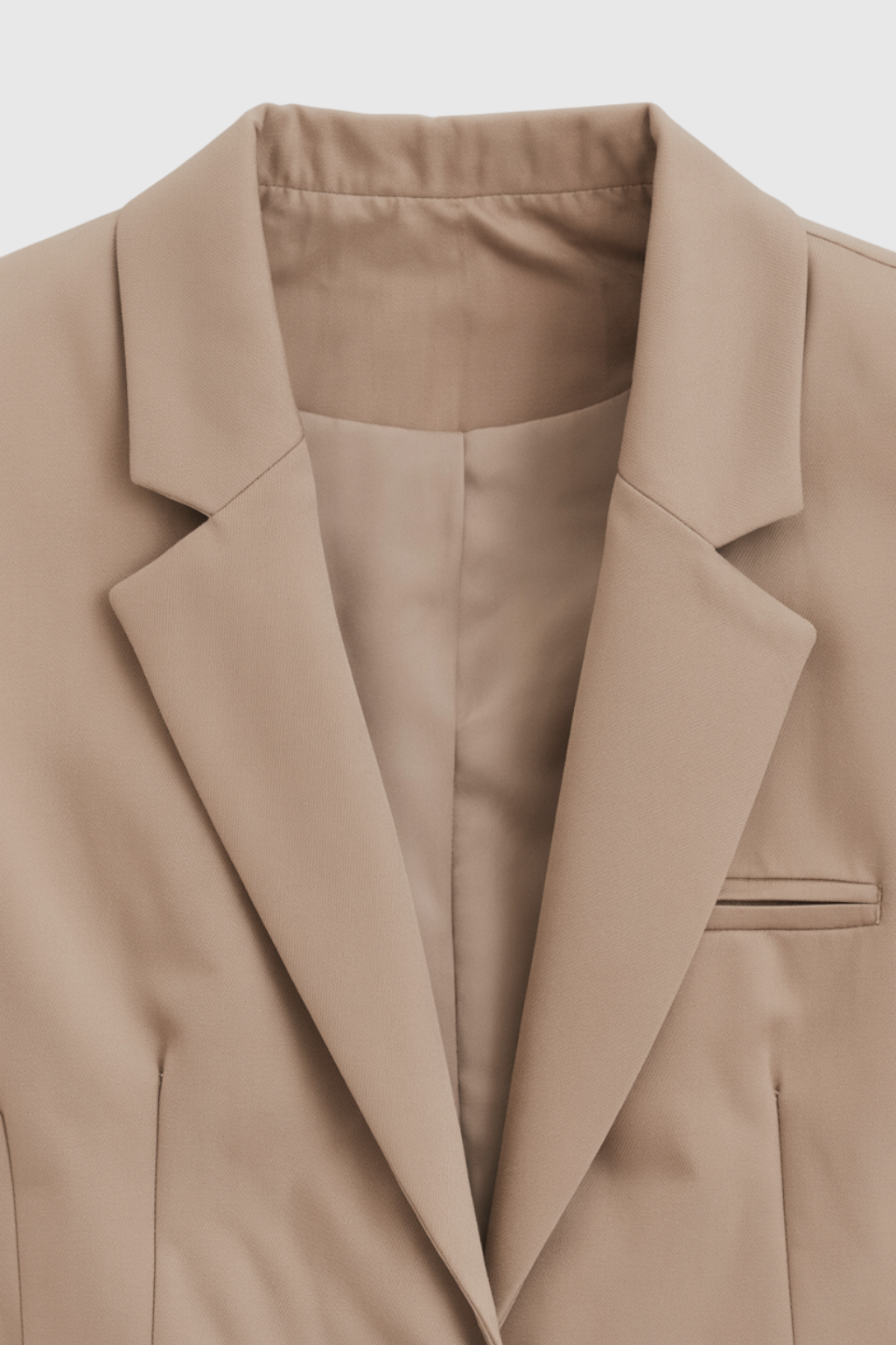 Dames Slanke Khaki Blazer