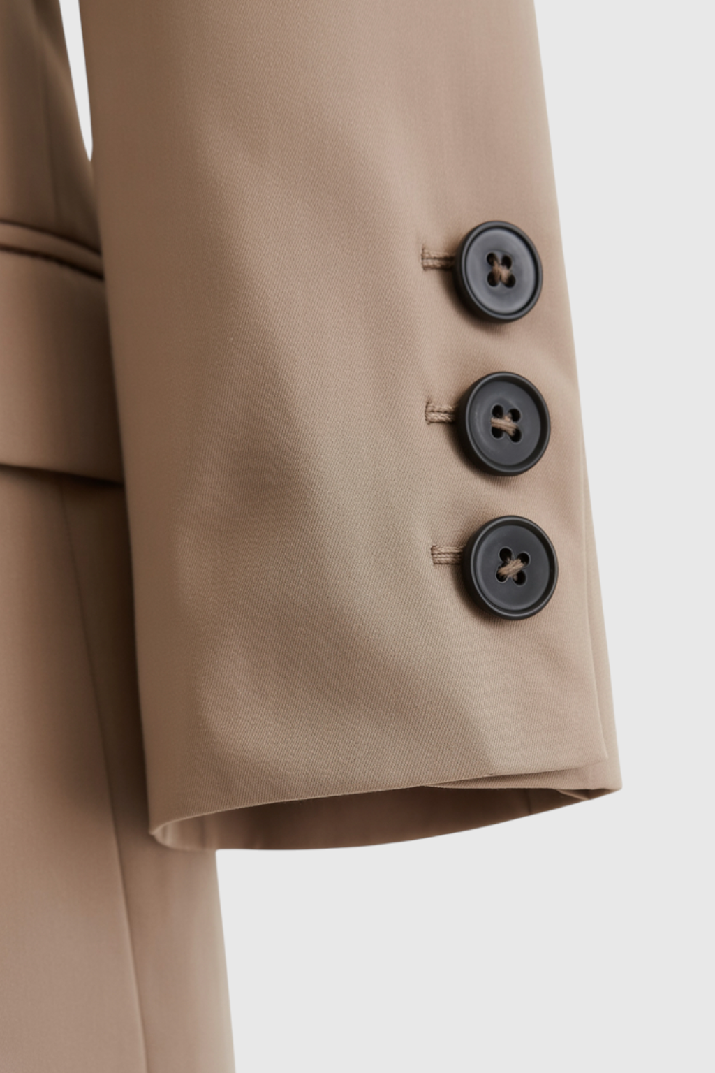 Dames Slanke Khaki Blazer