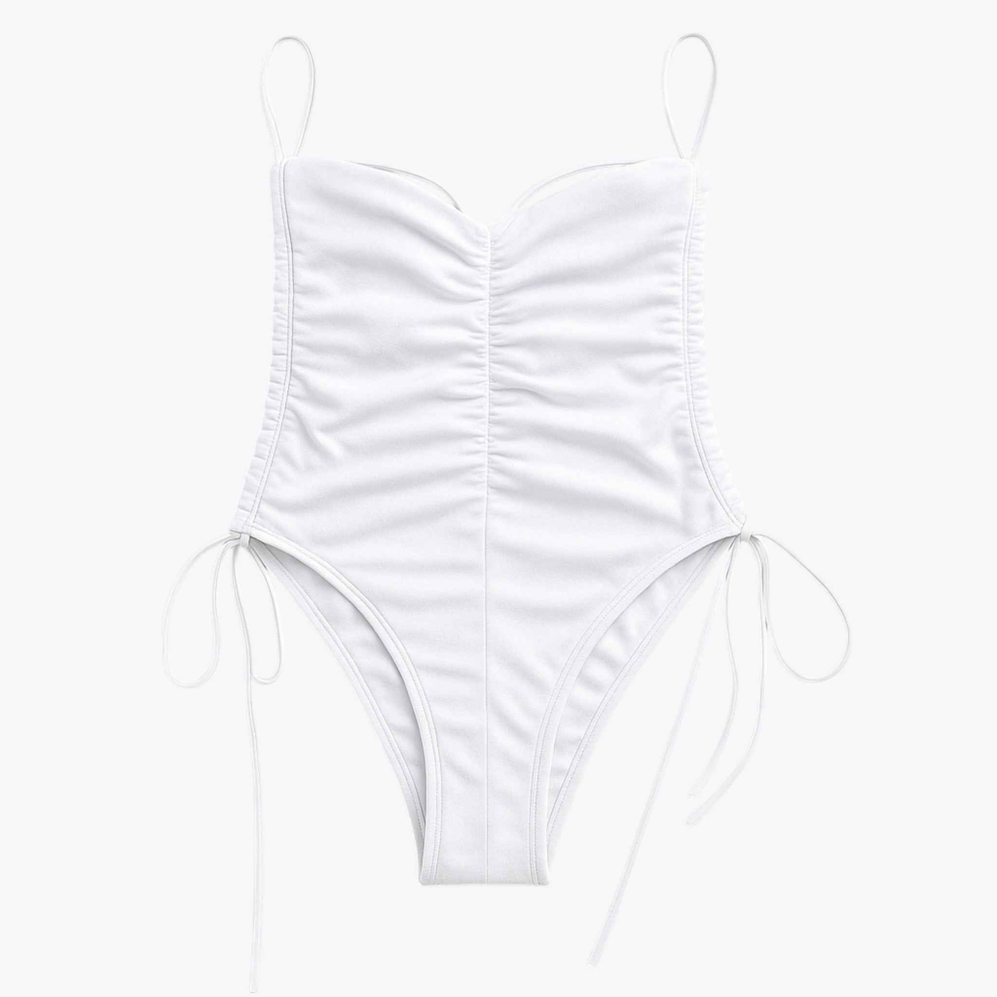 Dames zwemkleding : Elsa dames strapless zwempak - Wit voor een stijlvolle uitstraling in van Vanda Liamo