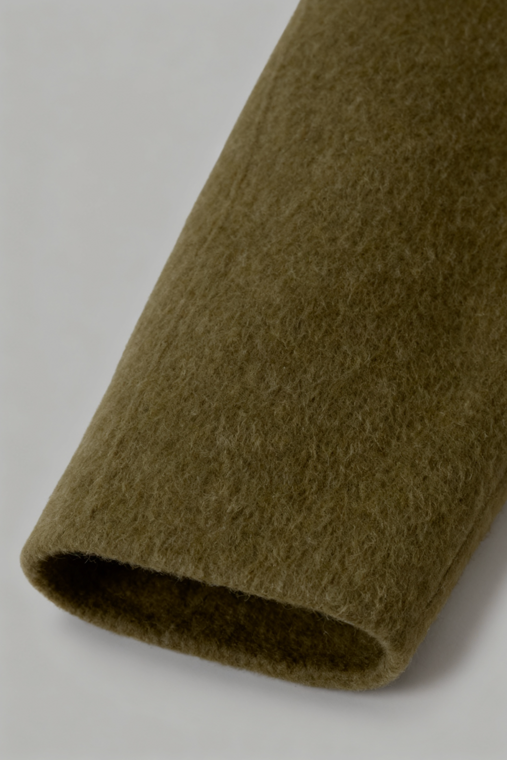 Dames Trendy Lange Khaki Overjas