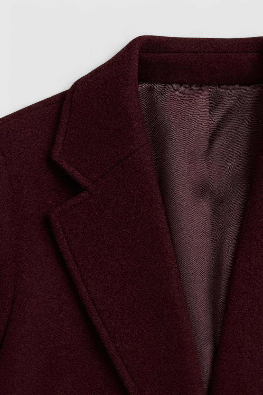 Dames Vintage Elegante Bourgondië Jas
