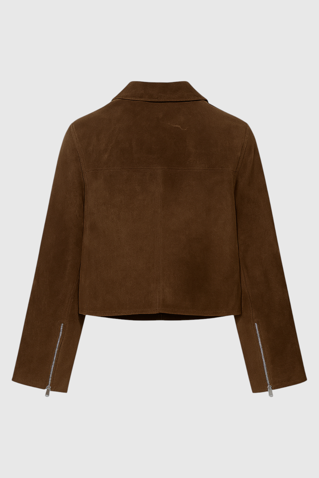 Dames Vintage Suède Korte Jasje