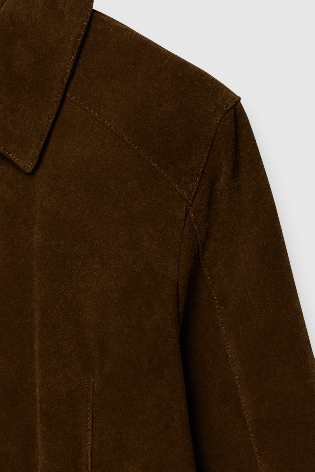 Dames Vintage Suède Korte Jasje
