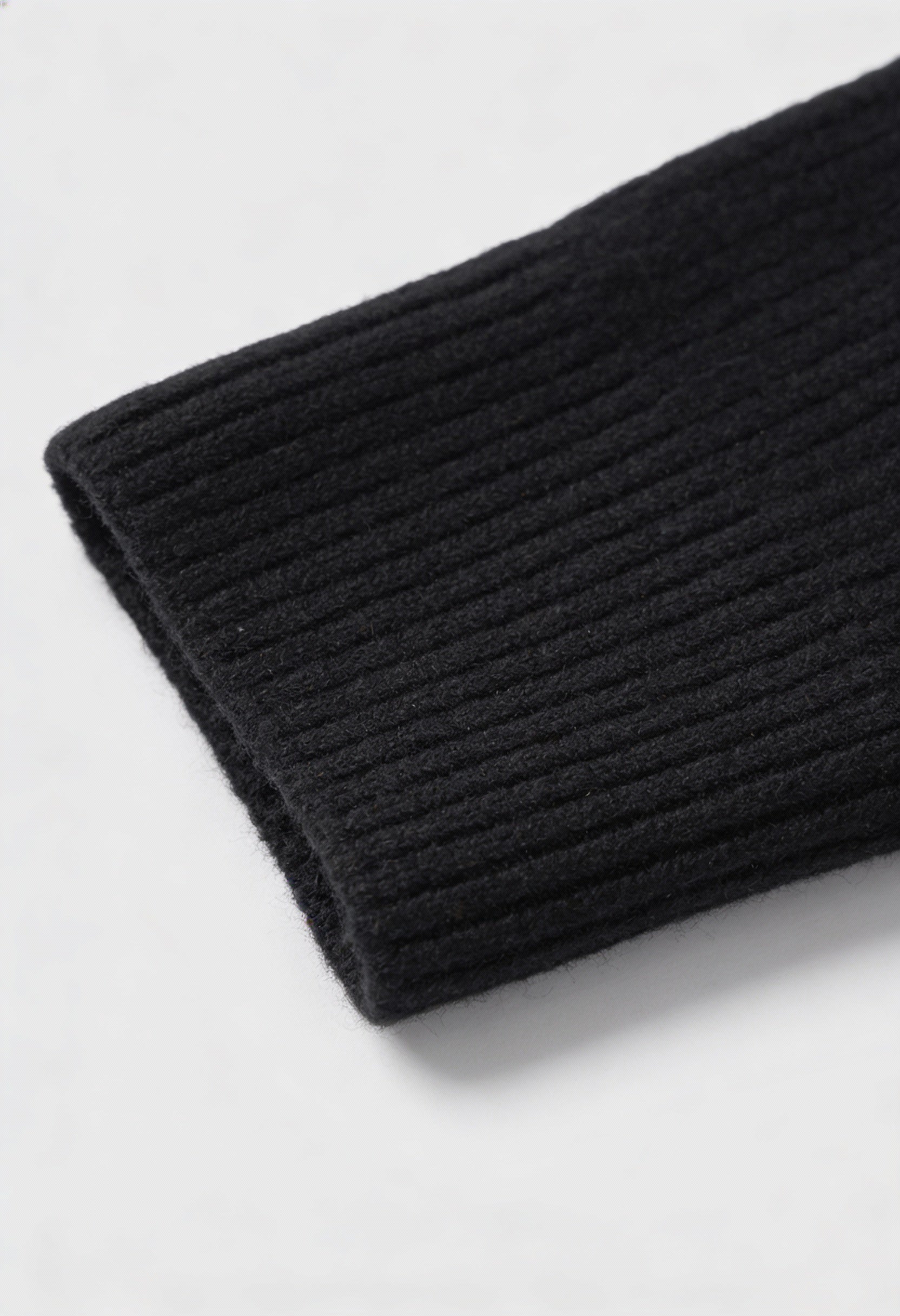 Women's Warm Black Knit Cardigan