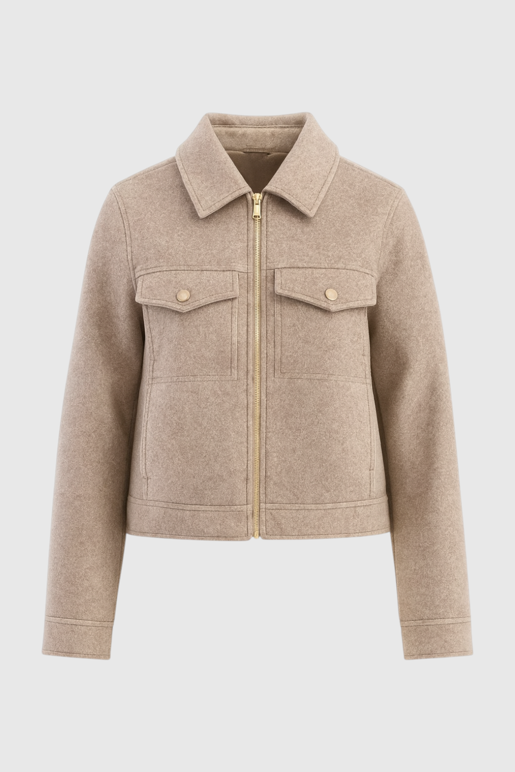 Dames Zacht Ritsjack - Beige
