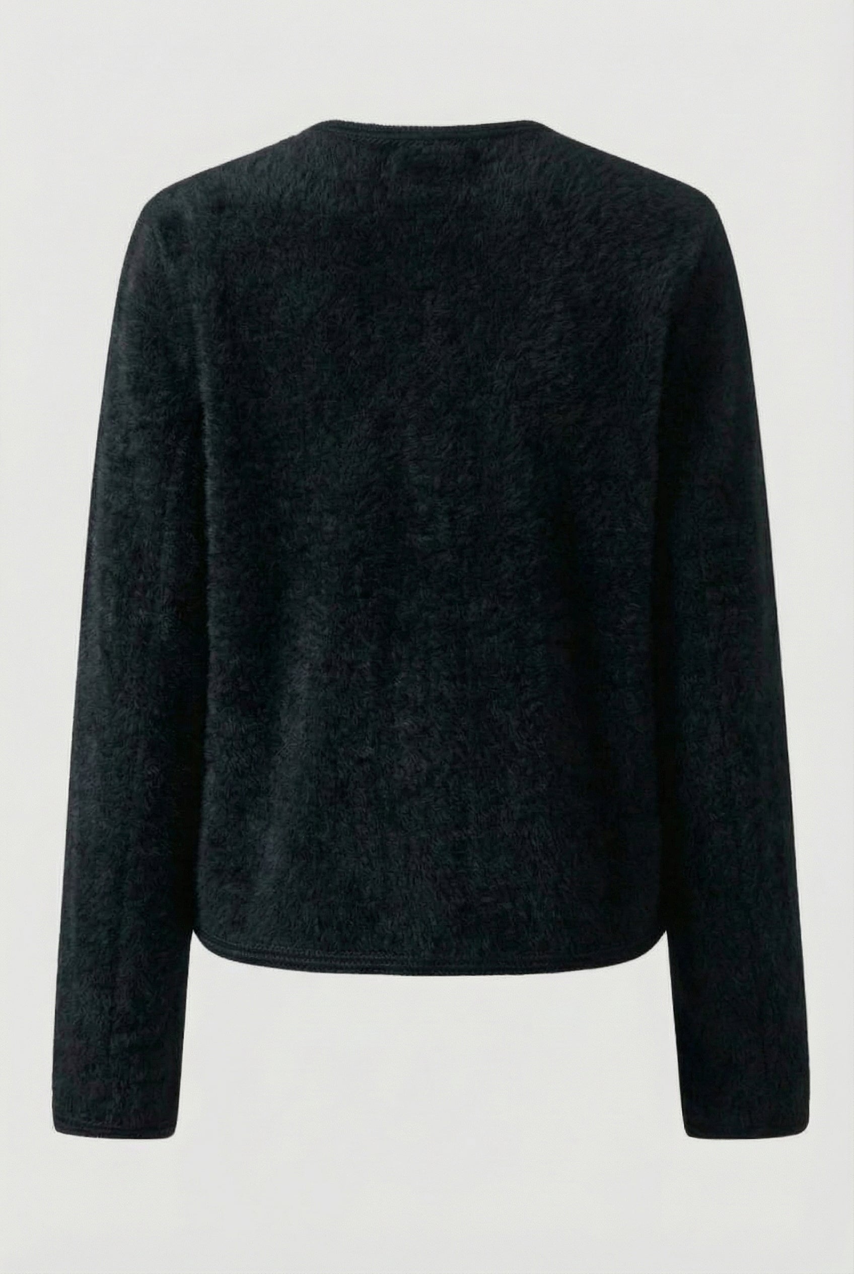 Dames Zacht Ronde Hals Zwart Vestje