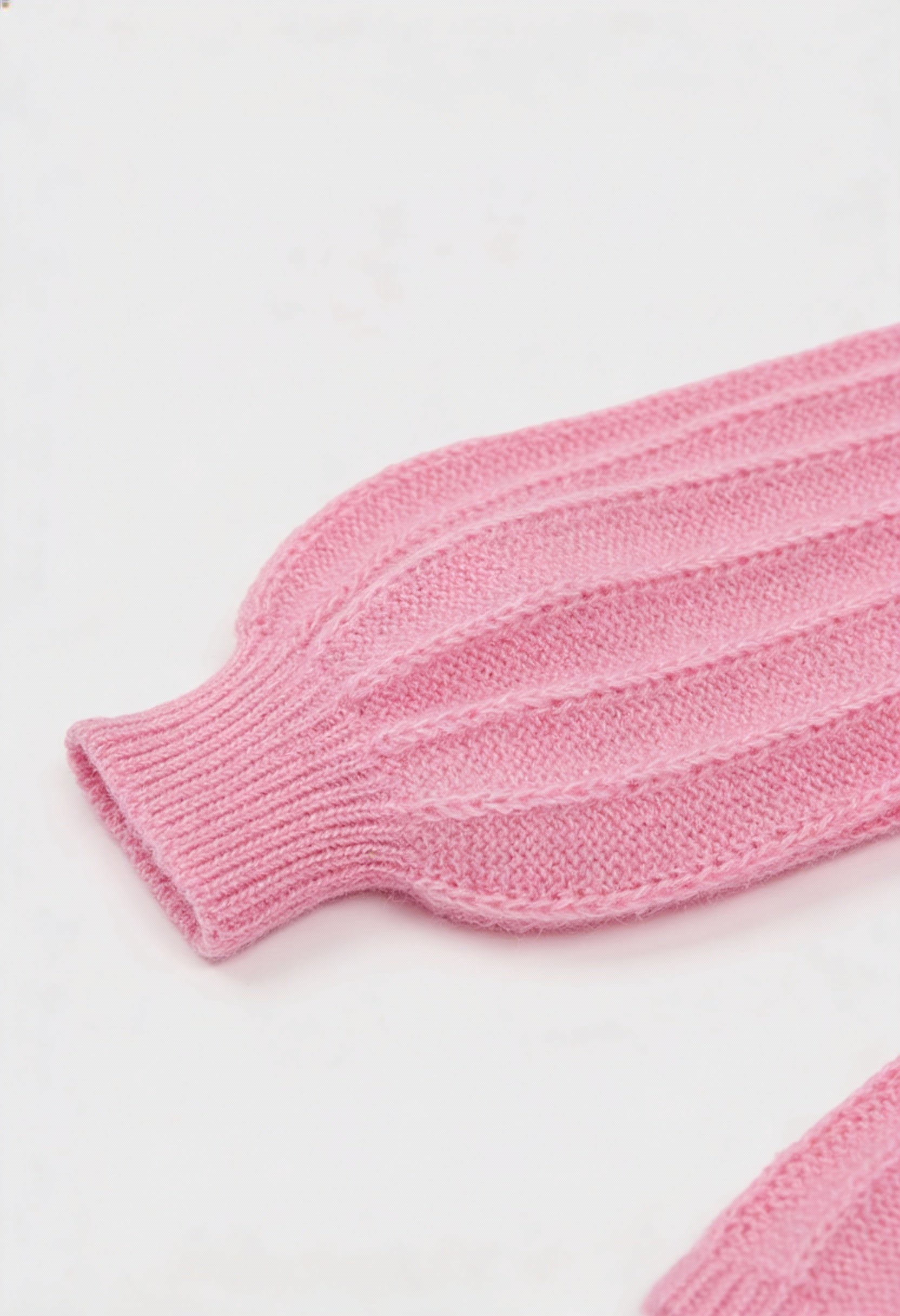 Dames Zachte Roze Gebreide Vestje