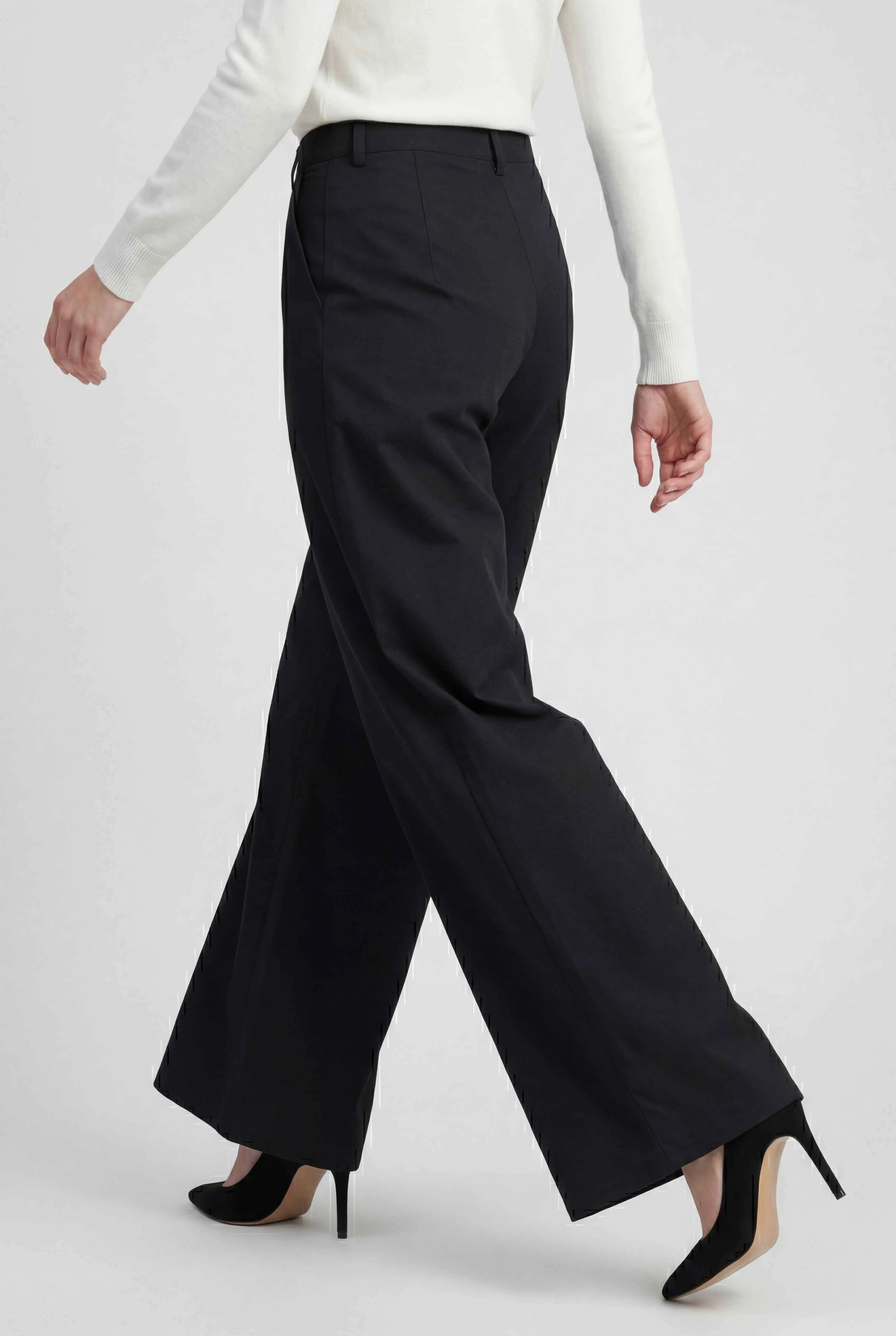 Dames Groen Palazzo Broek