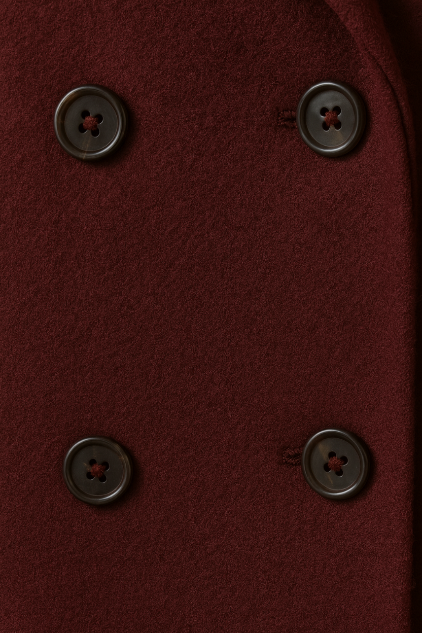 Dames Slim-Fit Bourgondië Jas