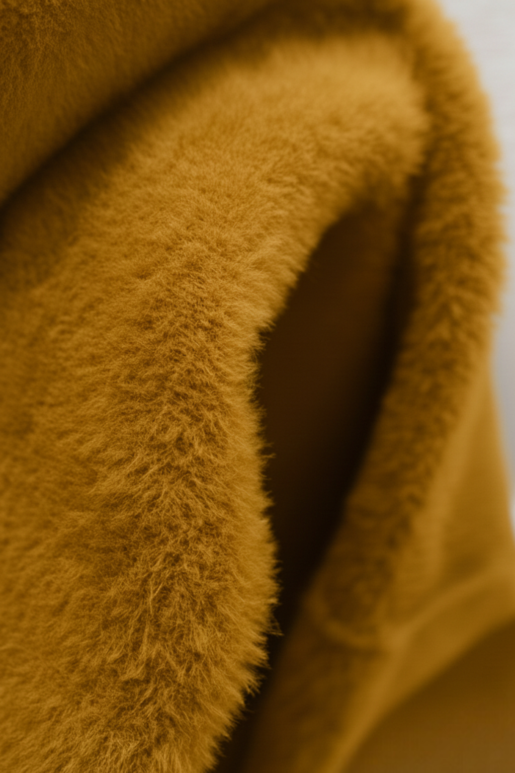 Geel Fleece Gevoerde Thermische Coltrui