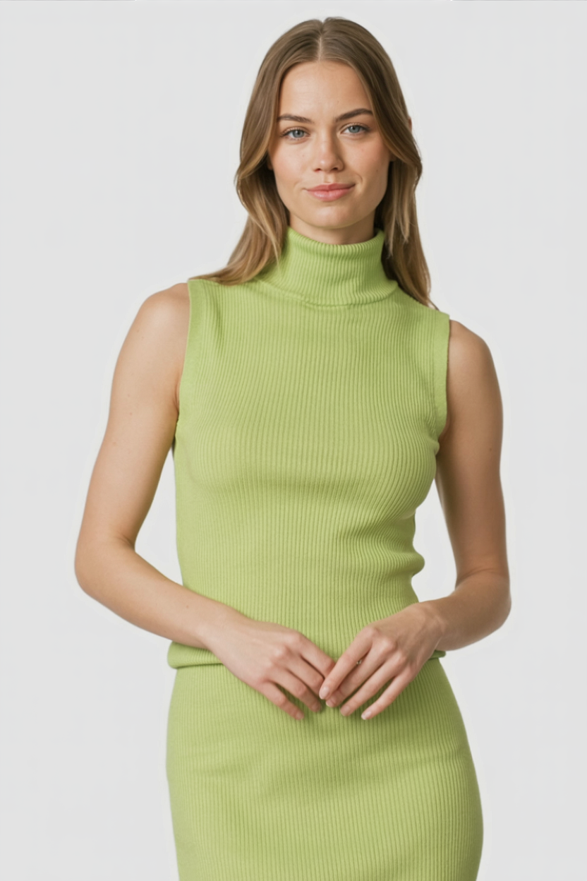 Groen Gebreide Set voor Dames
