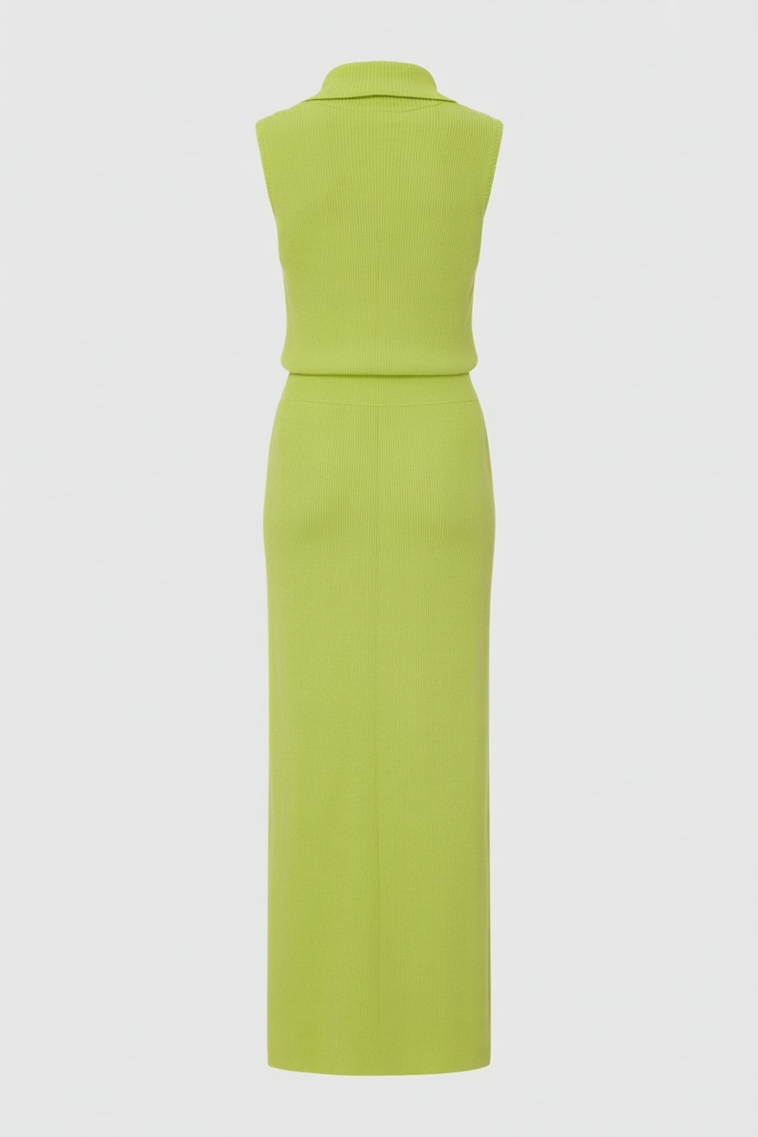 Groen Gebreide Set voor Dames