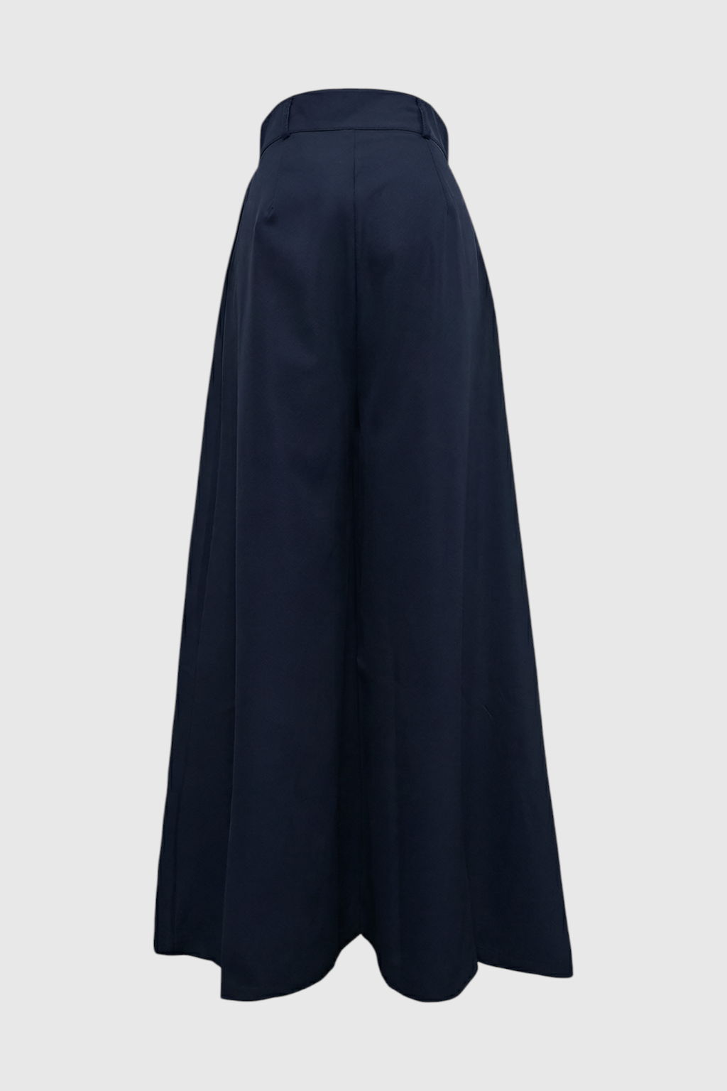Pants : Women's High-Waisted Wide-Leg Navy Pants - Comfortable & Stylish in van Vanda Liamo