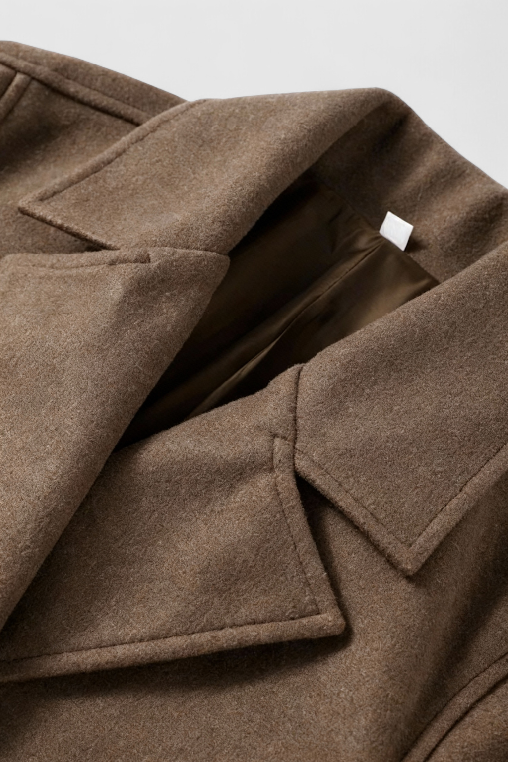 Lange Dames Bruin Jas