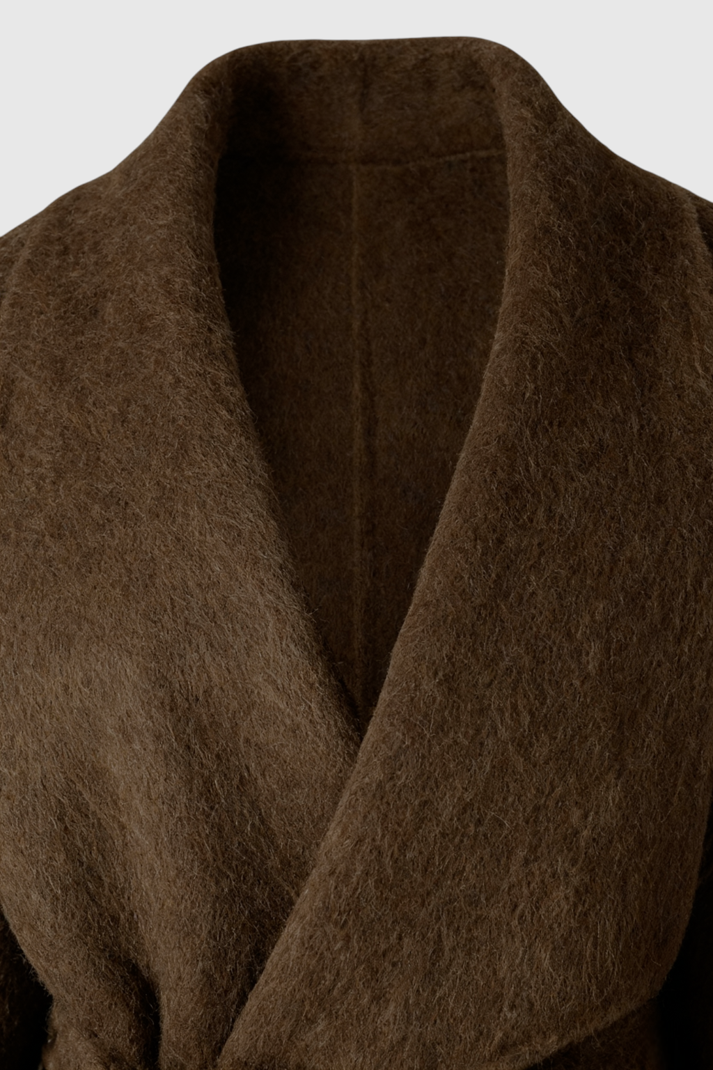 Lange Dames Bruin Jas Voor Winter