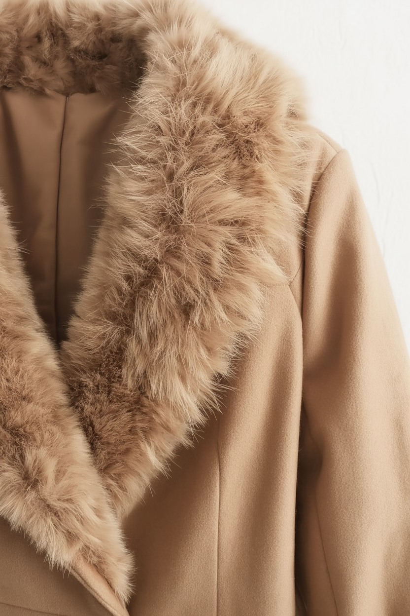 Lange Dames Jas Winter met Riem