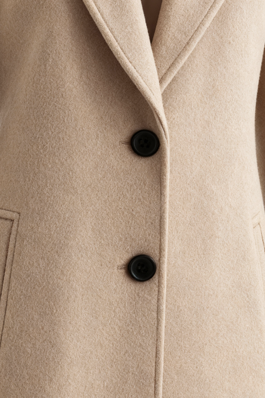 Lange Dames Khaki Winterjas